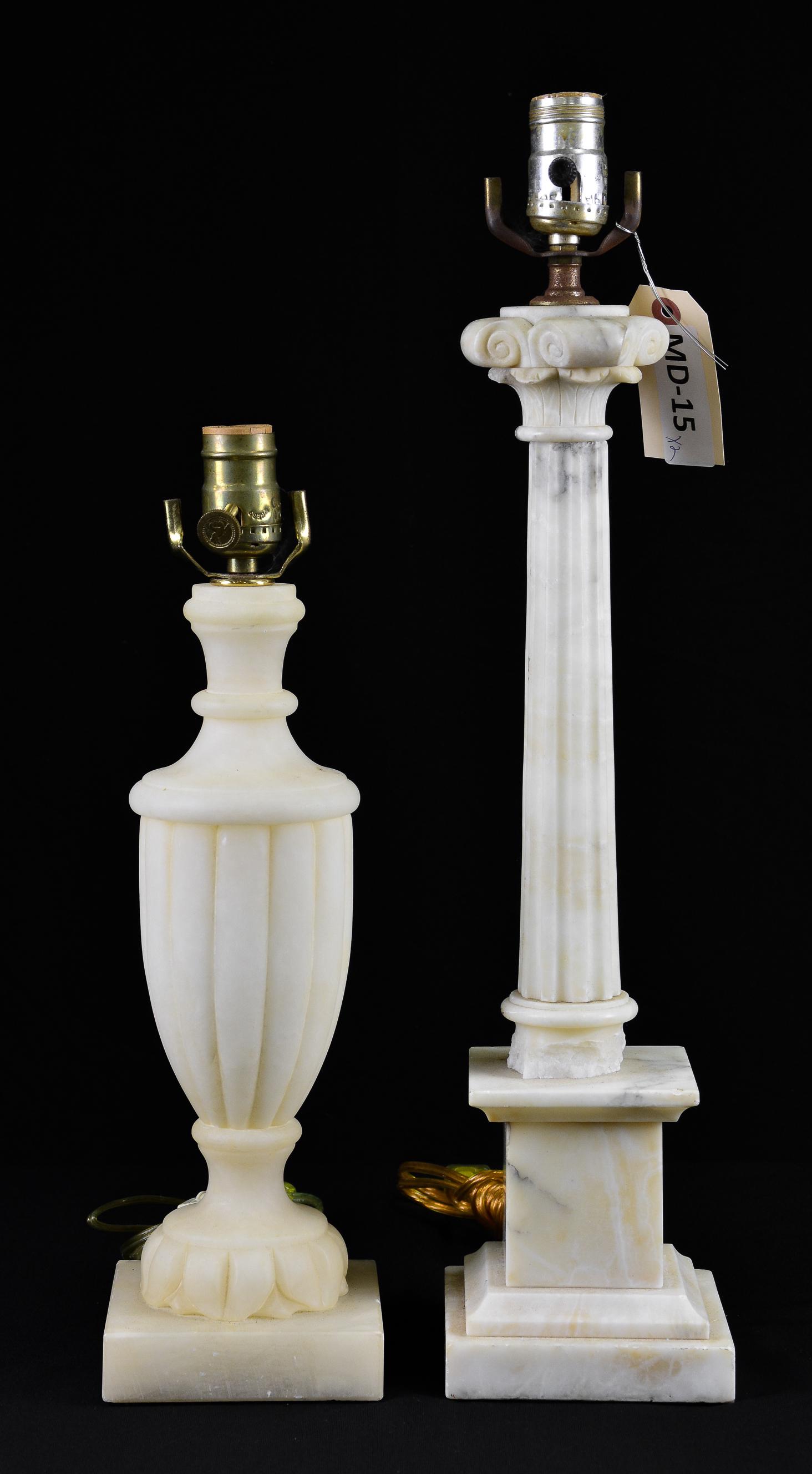 Two Alabaster Lamps (1 of 4)