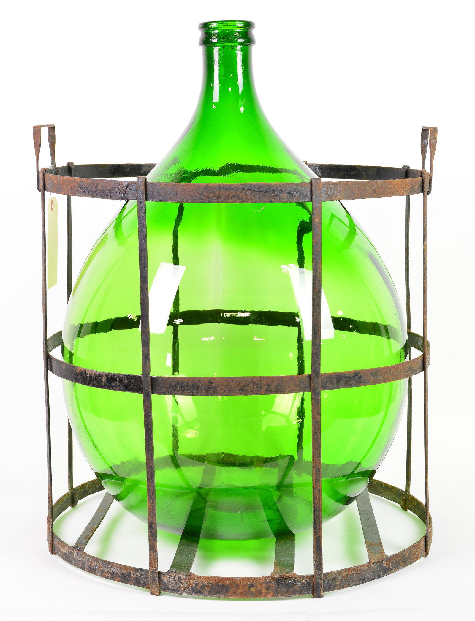 Demijohn / Carboy / Bottle in Metal Basket #2 (1 of 3)