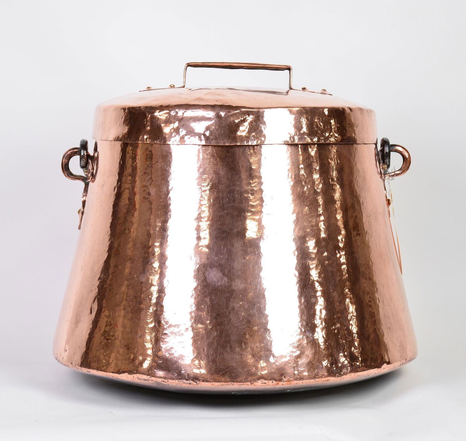 Huge Antique  French Copper Jam Pan / Pot with Lid #2 (1 of 4)