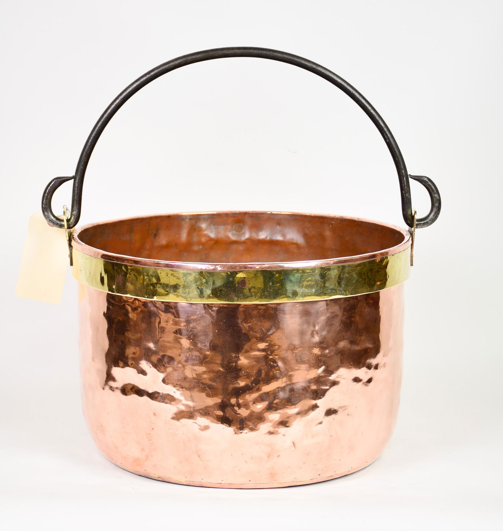 Large Antique Copper & Brass French Jam Pan / Pot #2 (1 of 3)