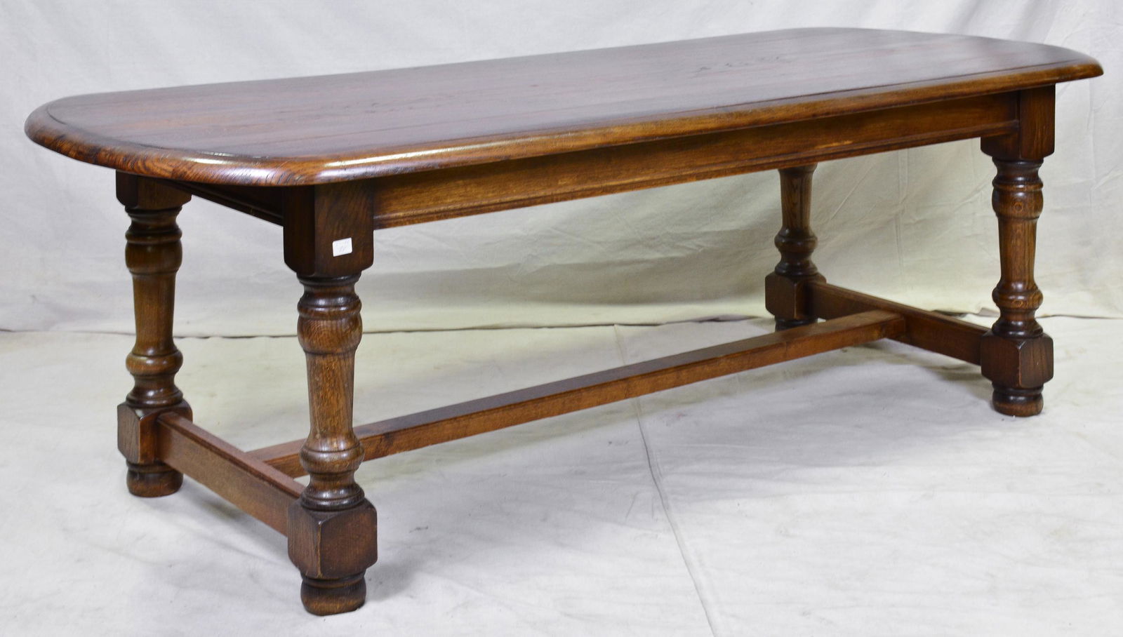 Large Oak French Dining / Writing Table (1 of 3)