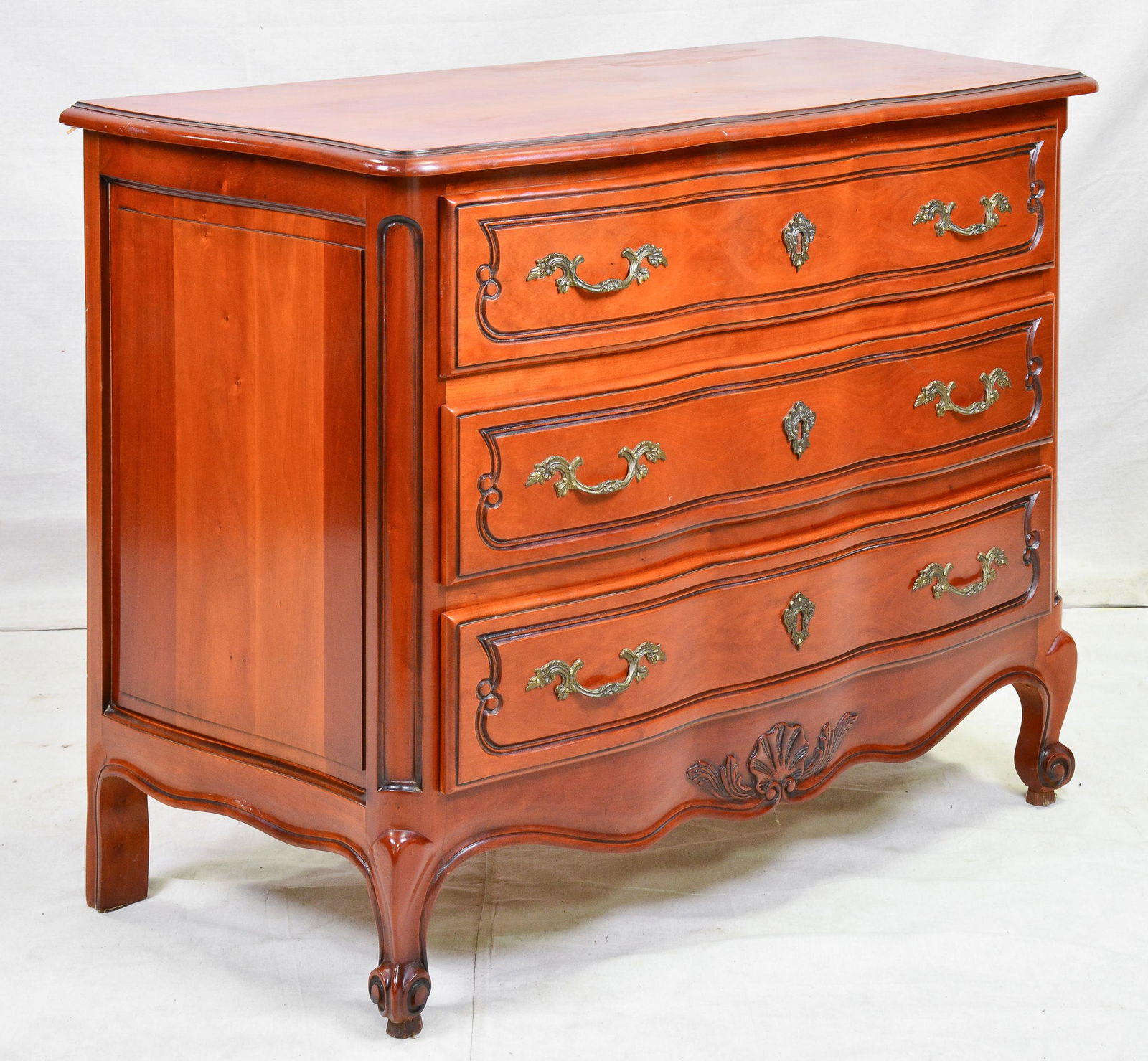 French 3 Drawer Chest / Commode (1 of 3)