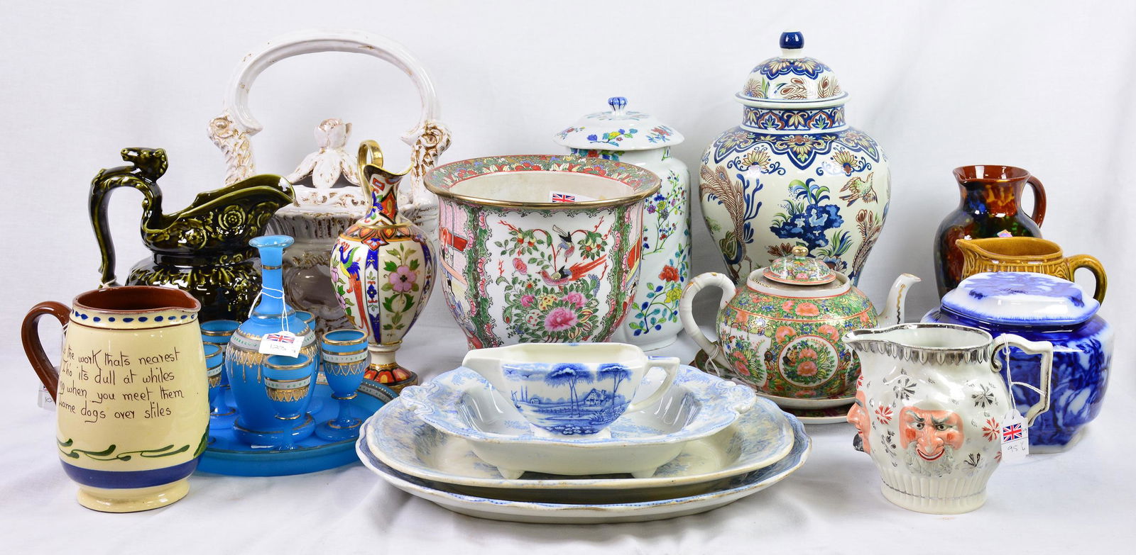 24 Assorted China - Pitchers, Vases, Plates, Etc. (1 of 9)