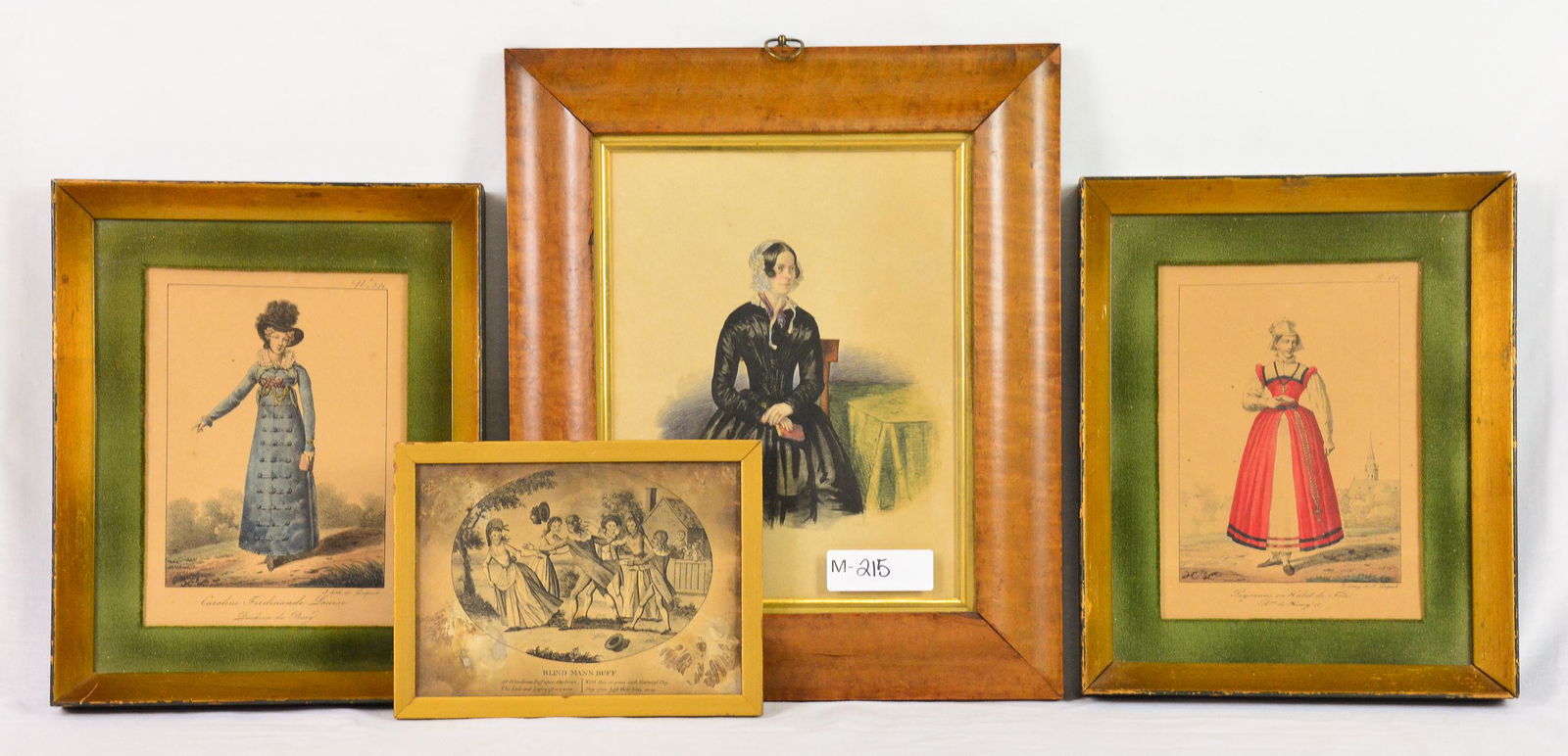 4pcs Framed Art - Portraits - Etching / Lithograph (1 of 5)