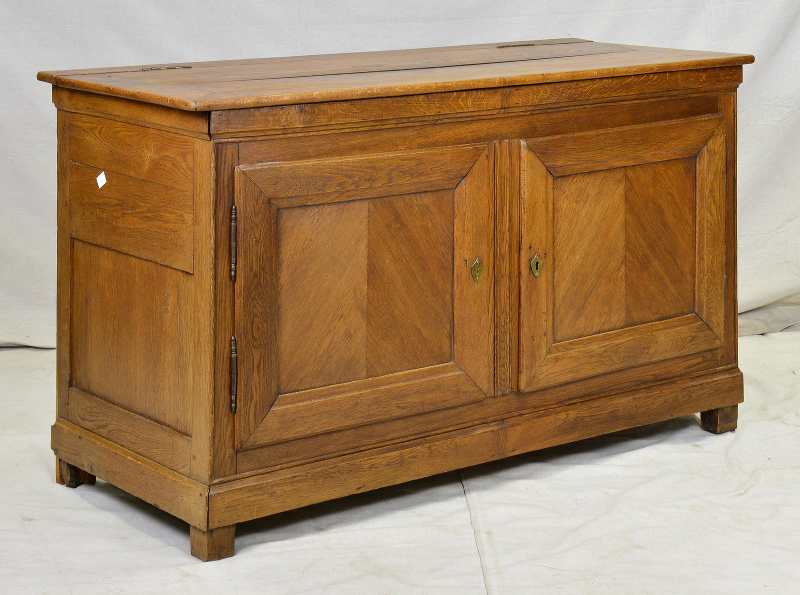 Large French Coffer / Trunk With 2 Doors (1 of 4)
