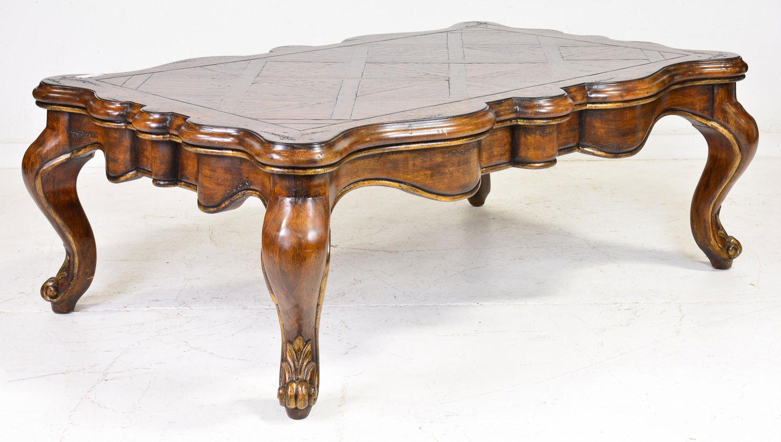 Large Shaped Top Eastern Legends Coffee Table (1 of 2)