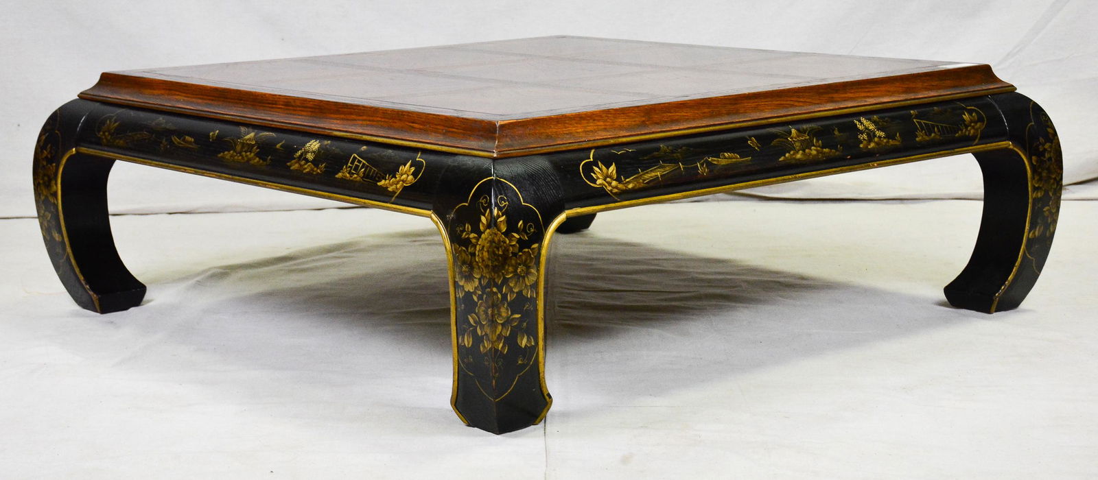Large Painted Asian Style Coffee Table (1 of 3)