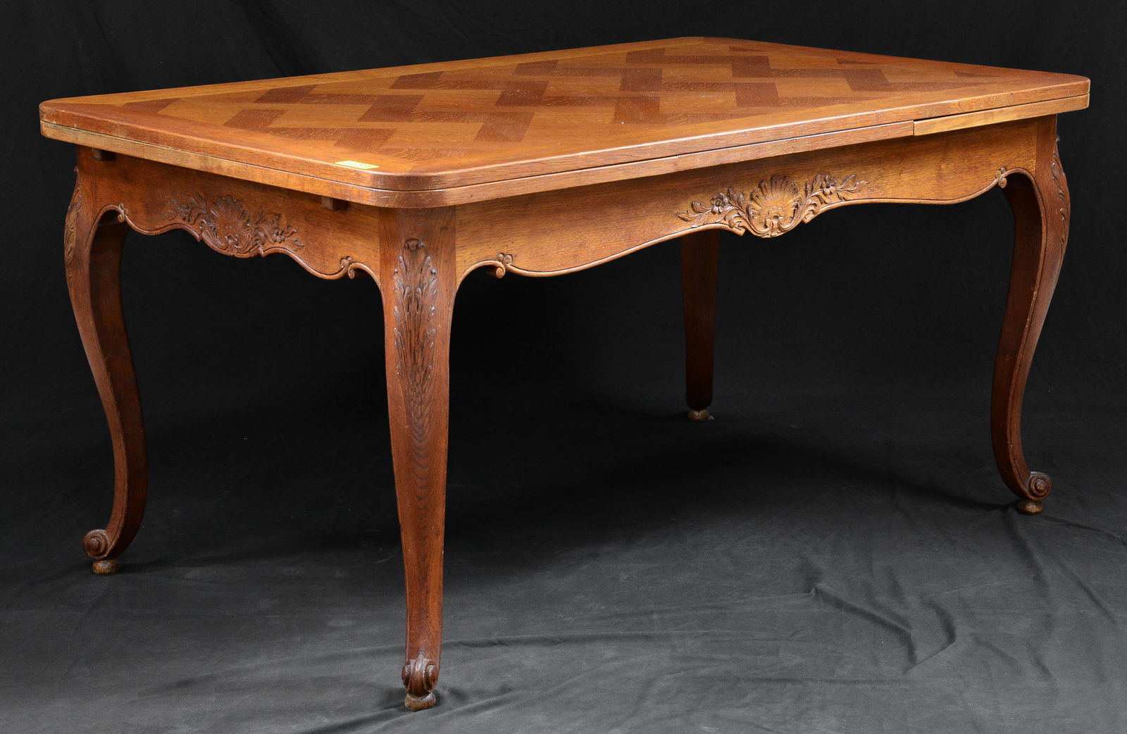 Country French Draw Leaf Table (1 of 4)
