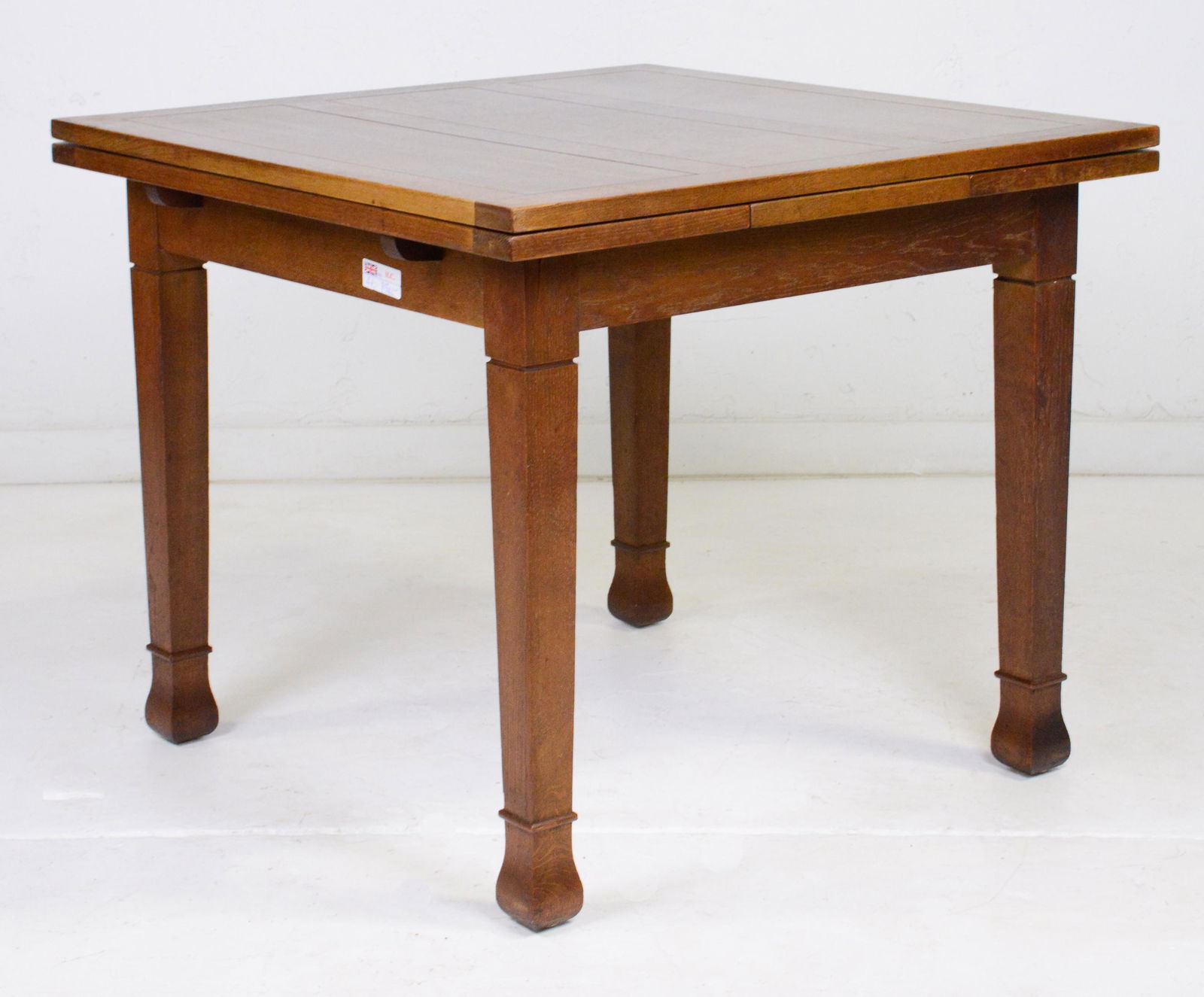British Oak Draw Leaf Dining Table (1 of 2)