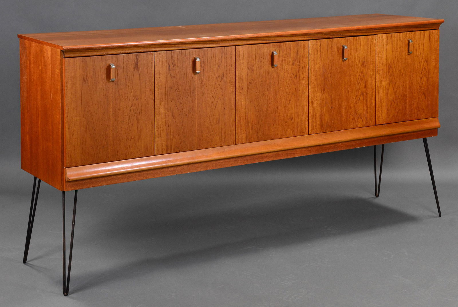 Tall Mid Century Modern Sideboard on Hair Pin Legs (1 of 9)