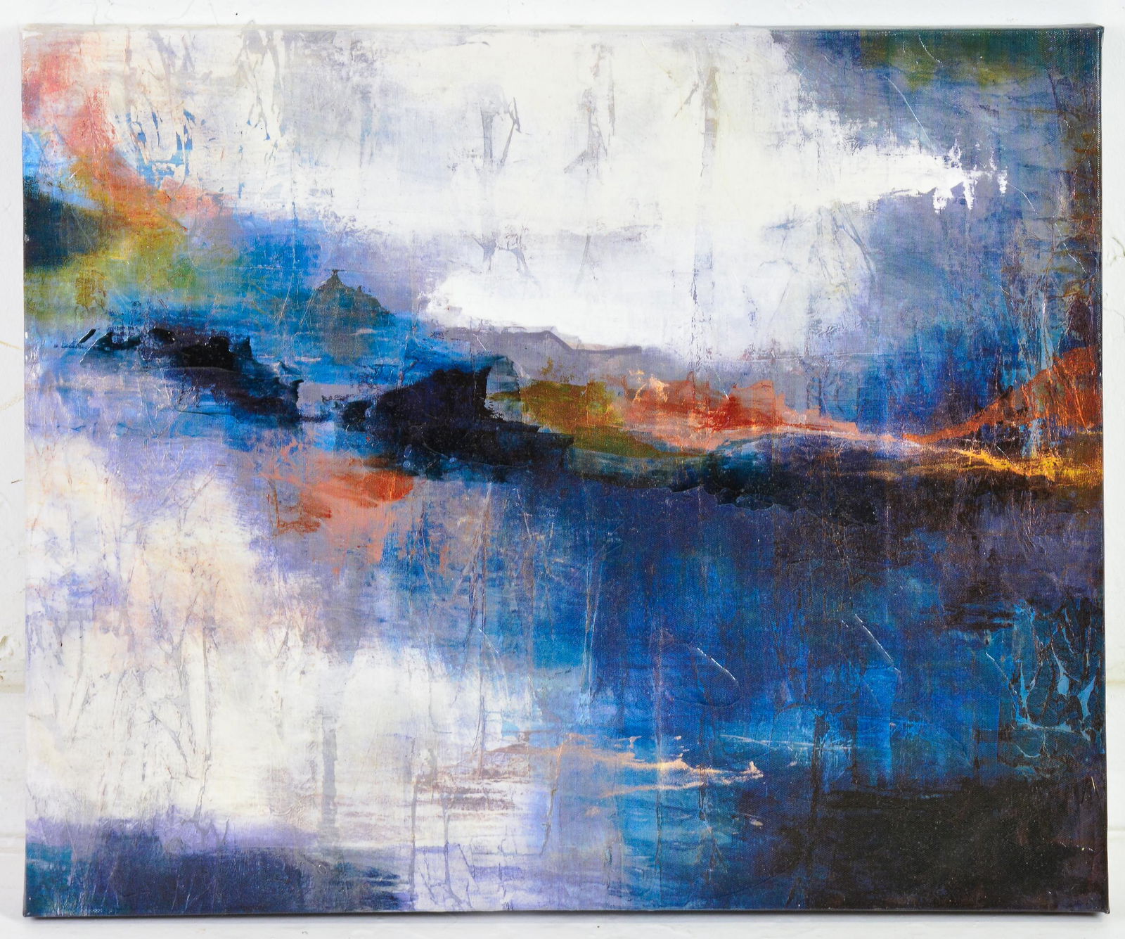 Small Abstract Oil on Canvas (1 of 2)