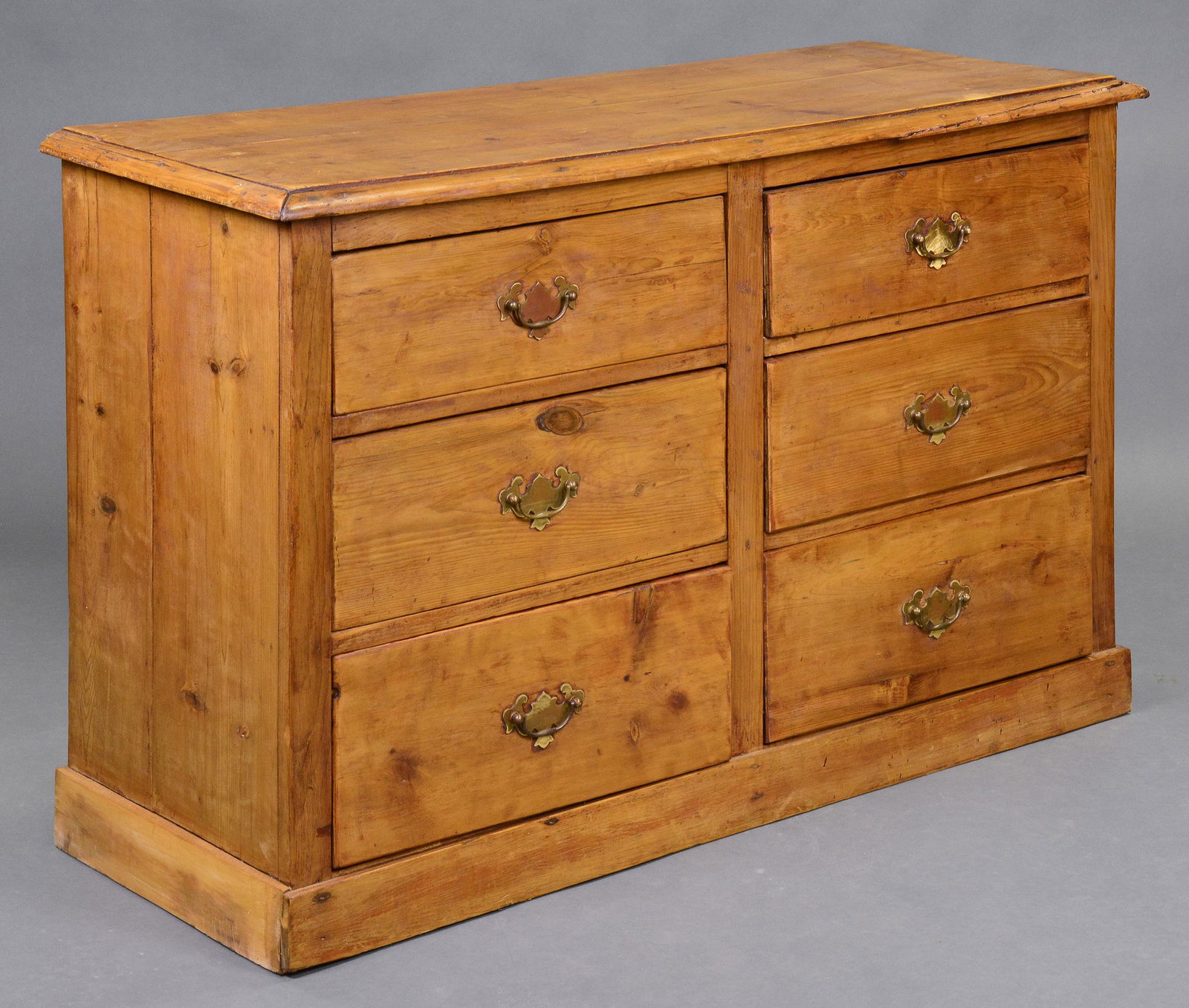 British Pine 6 Drawer Chest / Dresser (1 of 5)