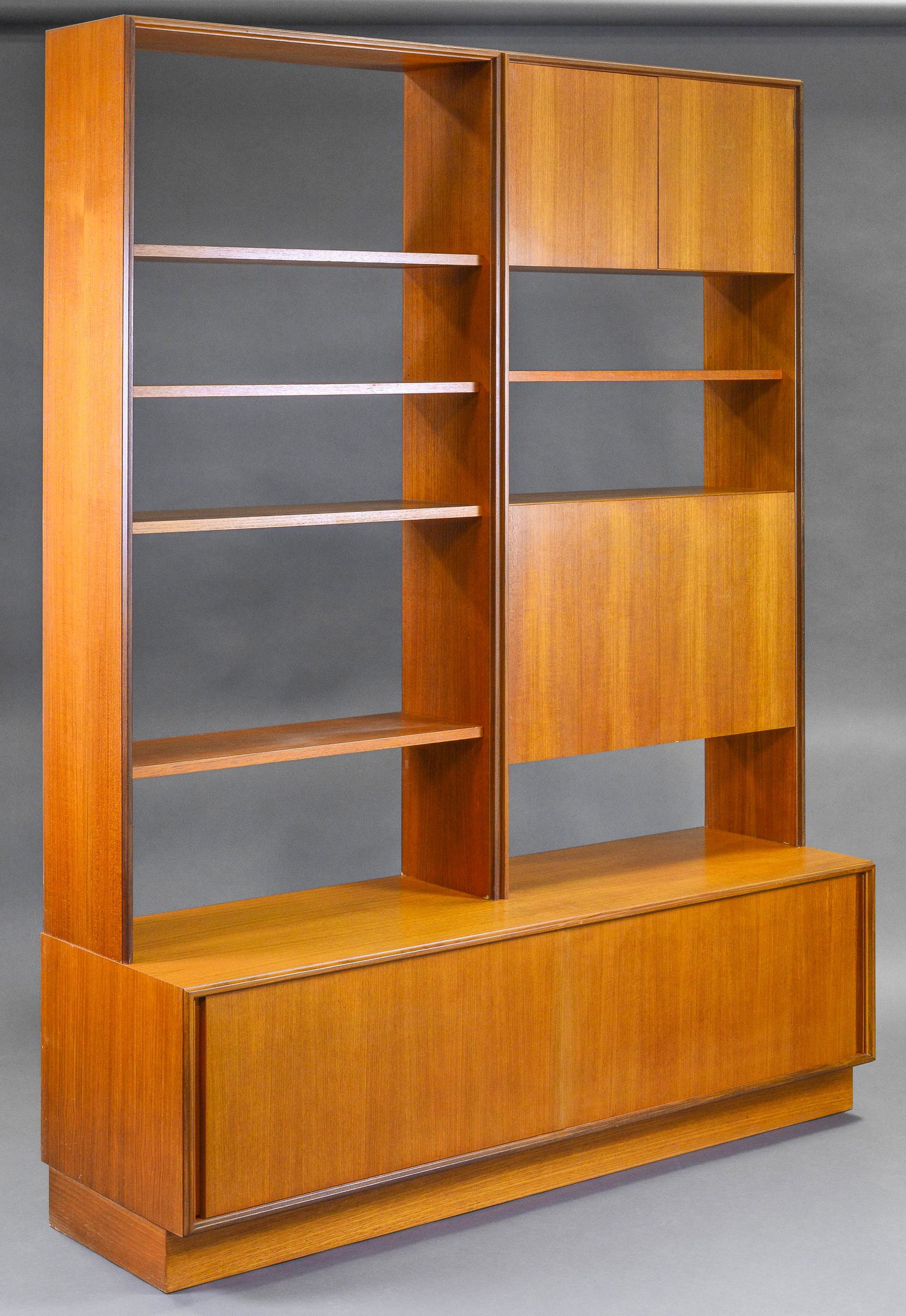 Large Mid Century Modern G-Plan Bookcase / Wall Unit (1 of 6)