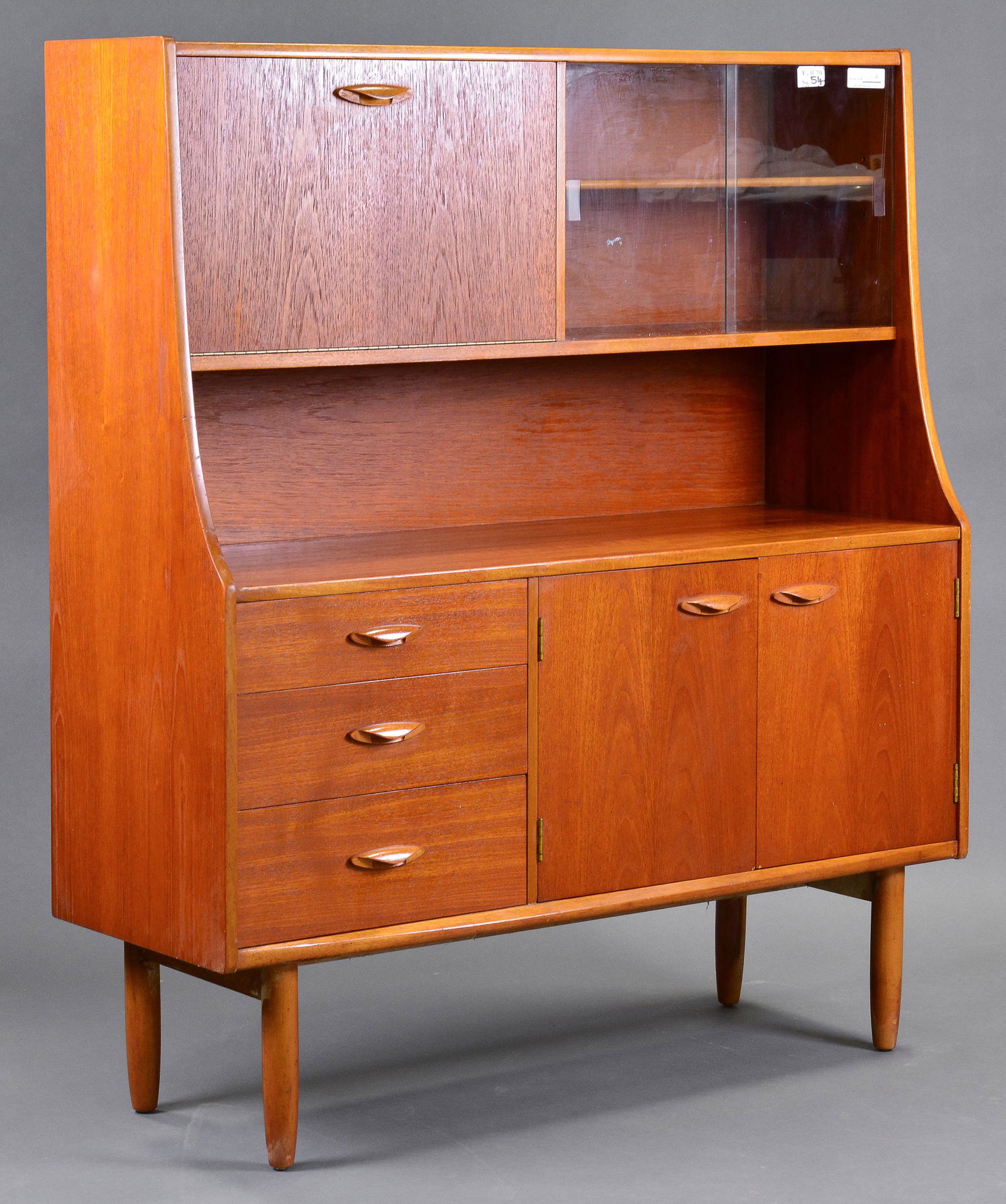 Mid Century Teak Cocktail Cabinet With Drop Down (1 of 5)