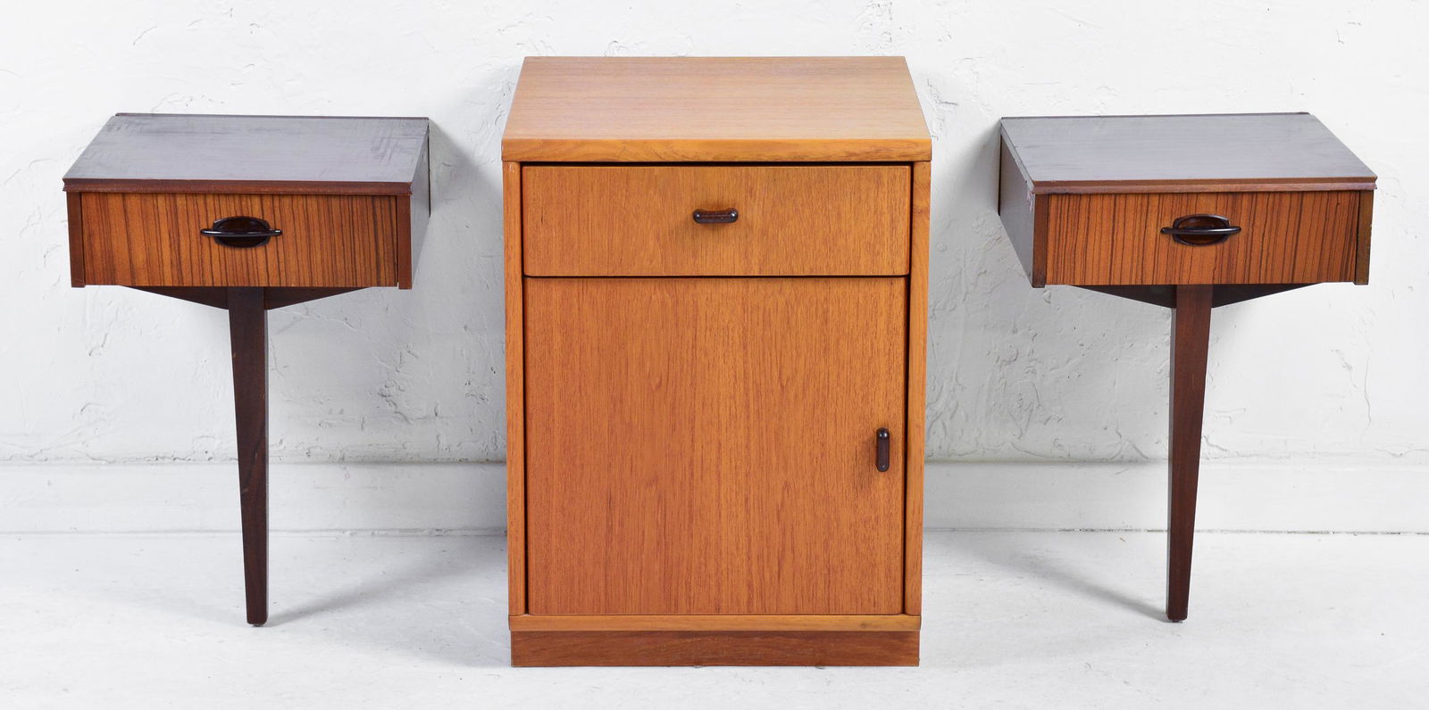 3 Mid Century Modern Bed Side Cabinets (1 of 5)