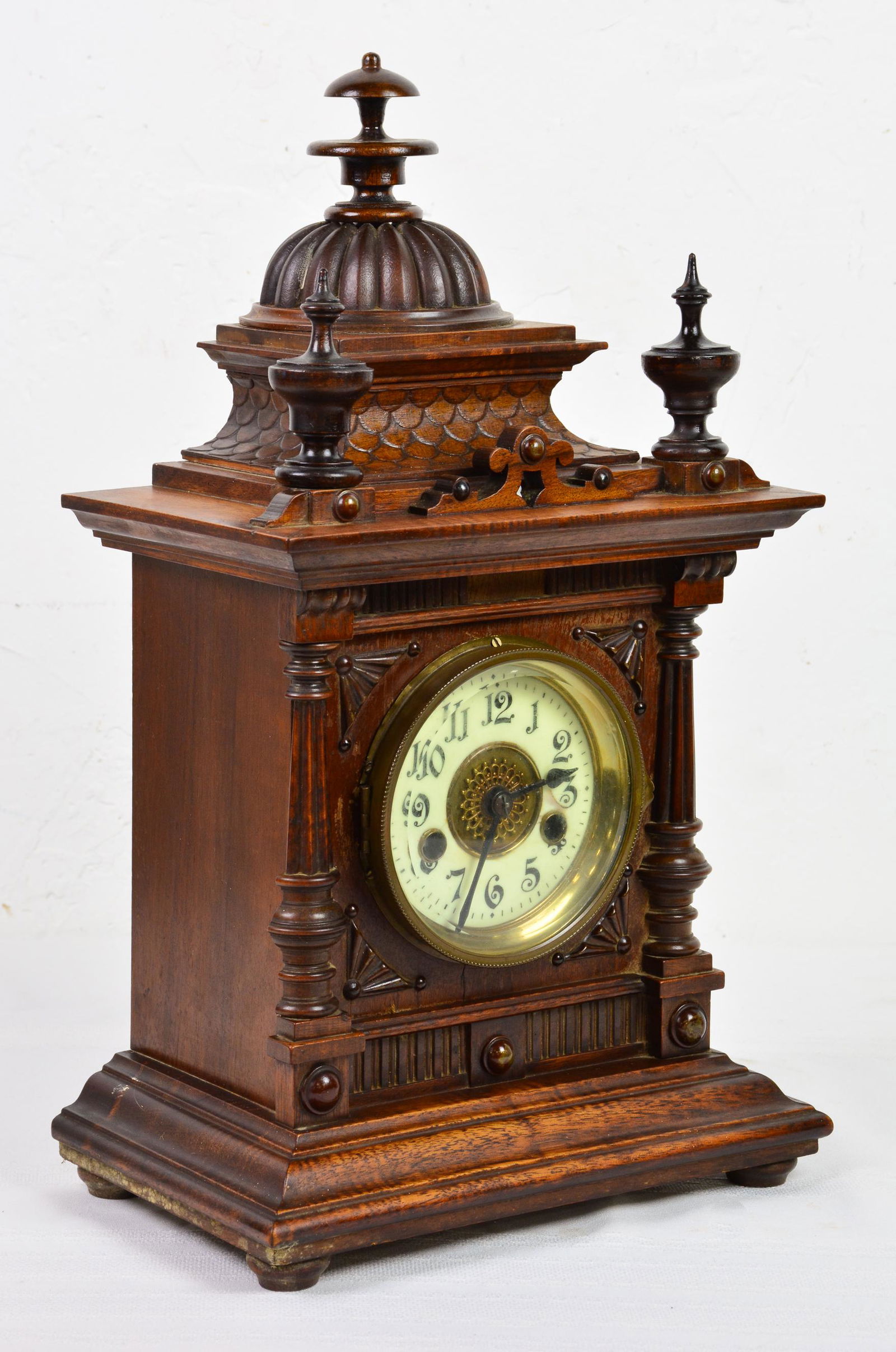 British Oak Mantle Clock (1 of 3)