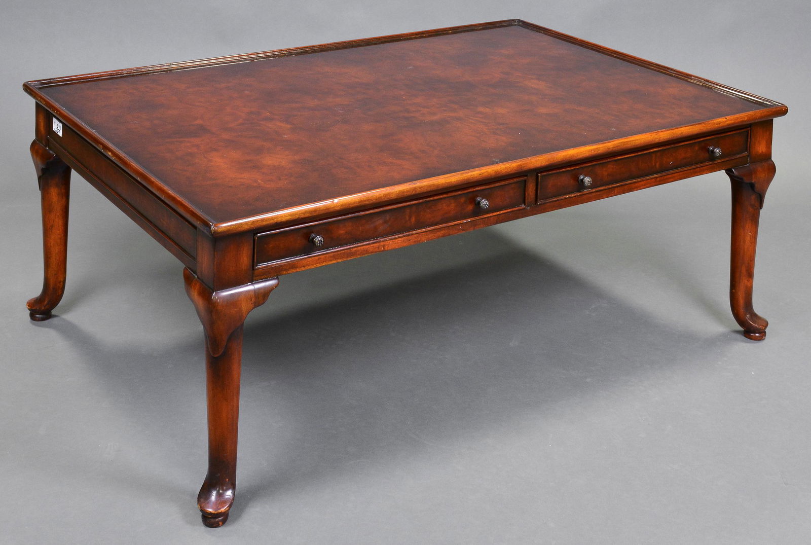 Large British Mahogany 4 Drawer Coffee Table (1 of 3)