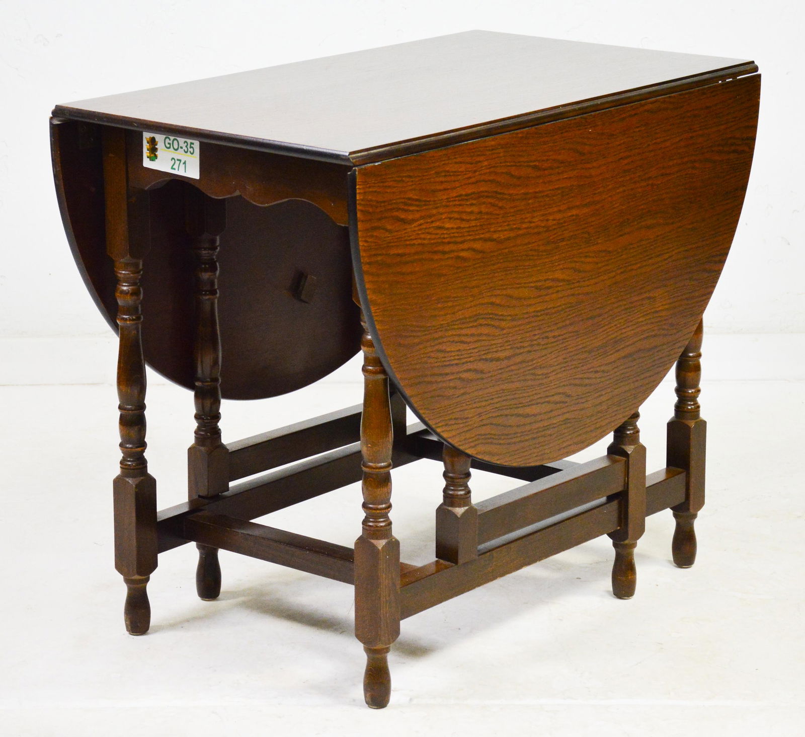 English Oak Drop Leaf / Gateleg Table (1 of 2)