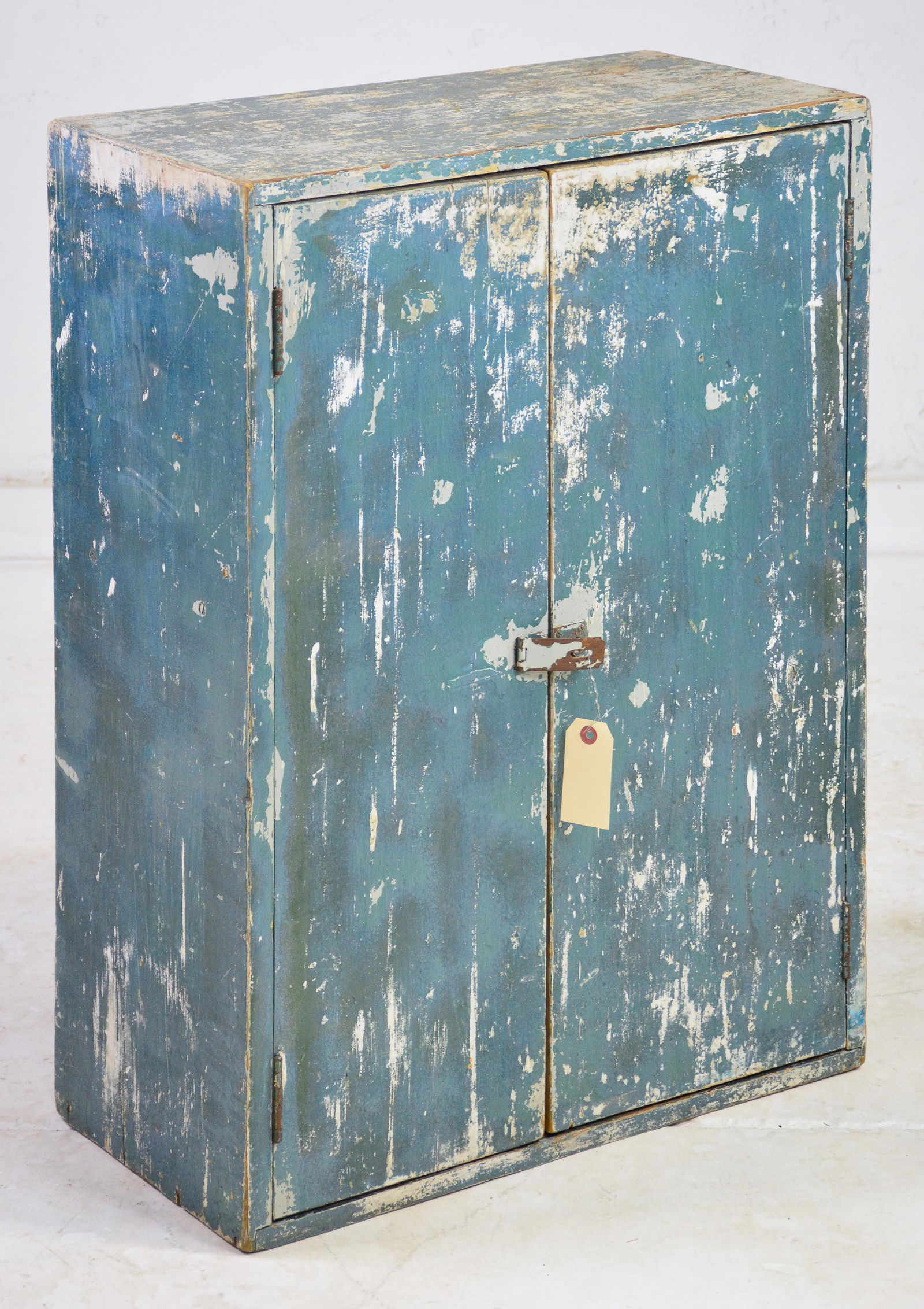 Small Painted 2 Door Country Cabinet / Cupboard (1 of 2)