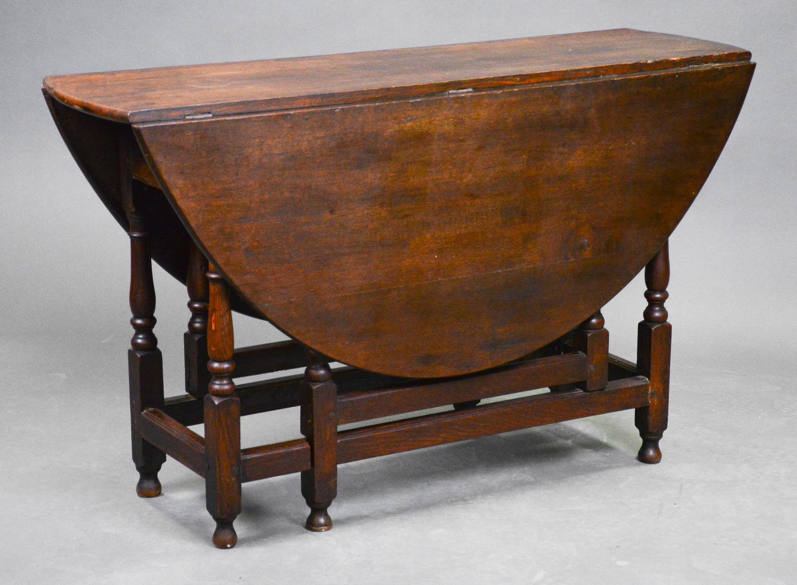 Large English Oak Drop Leaf / Gateleg Table (1 of 2)