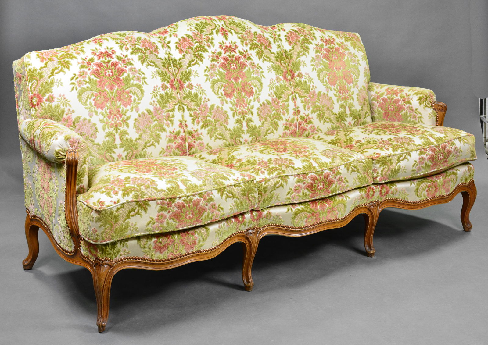Louis XV Style Upholstered Sofa (1 of 4)