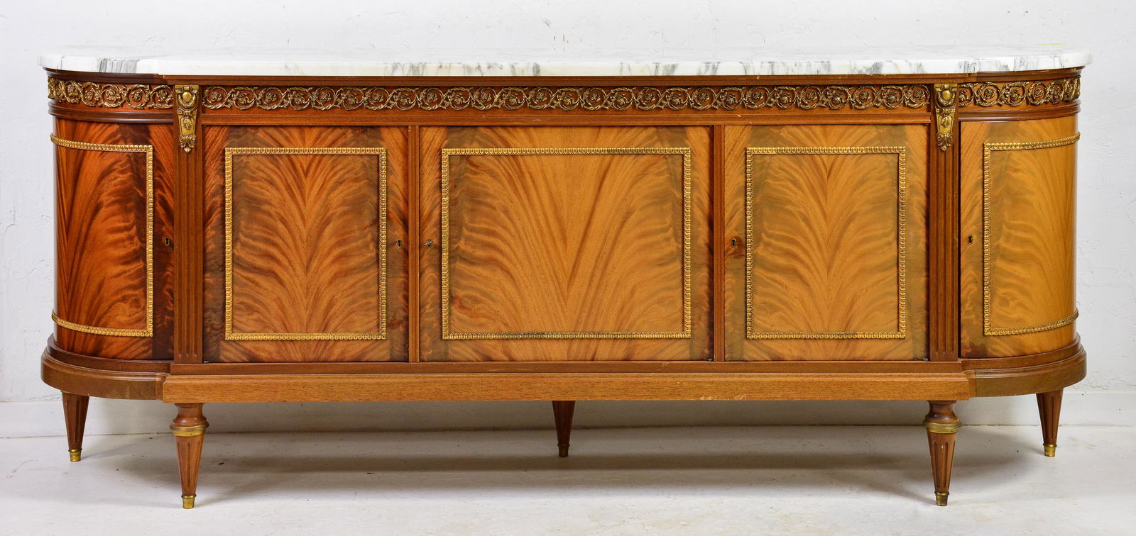 Large Louis XVI Style White Marble Top Server (1 of 3)