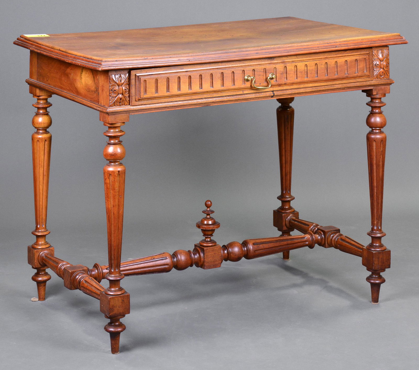 Louis XVI Style Single Drawer Table (1 of 5)