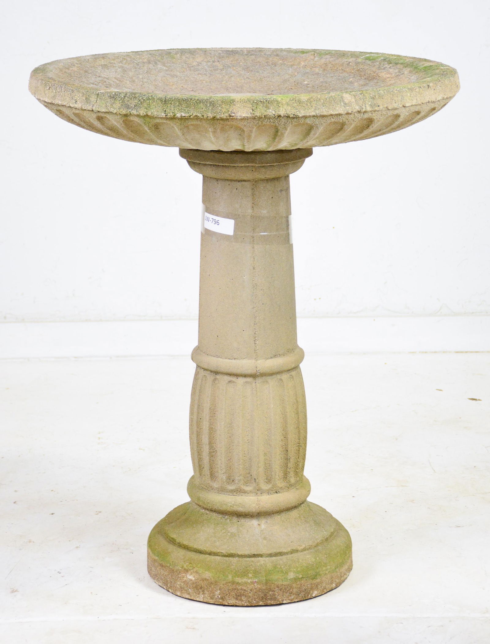 Tall Stone Bird Bath (1 of 2)