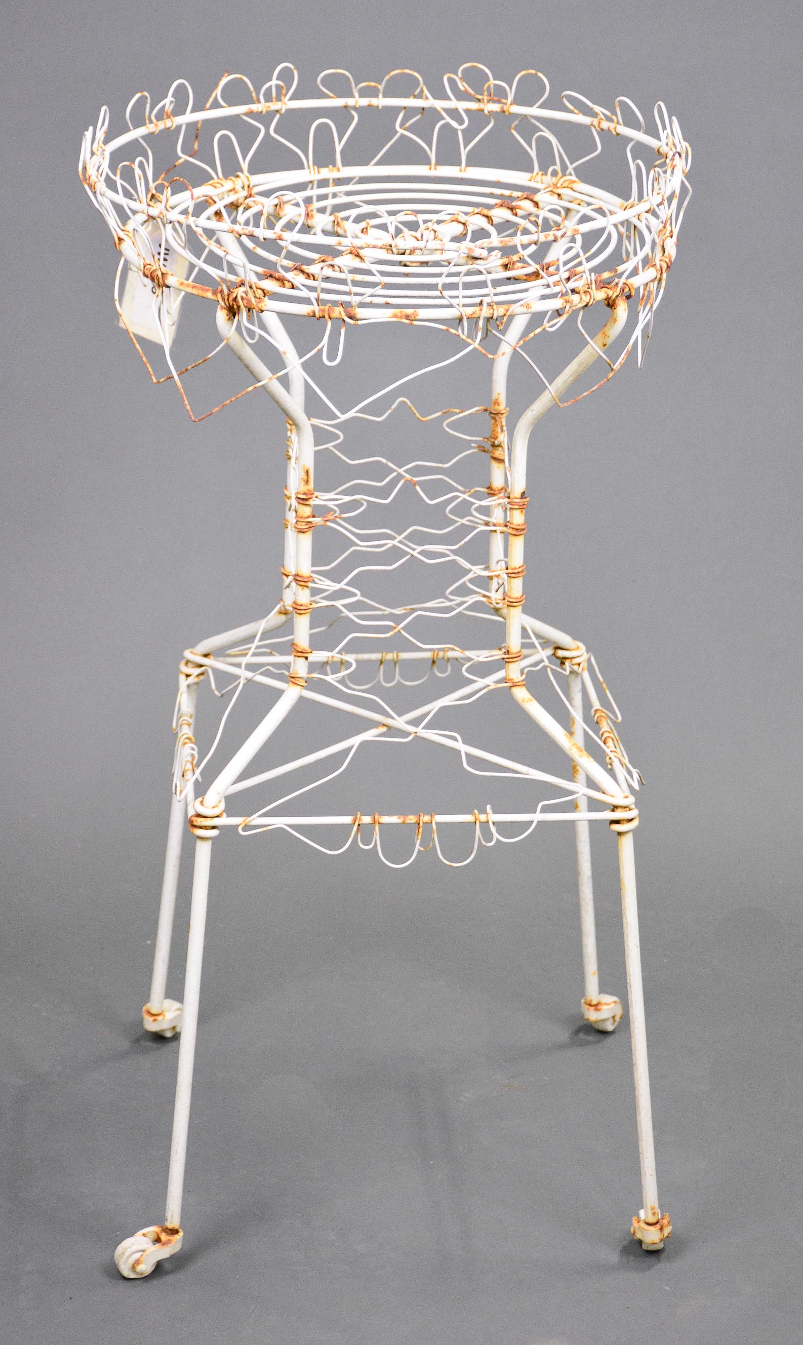 White French Iron Plant Stand (1 of 2)