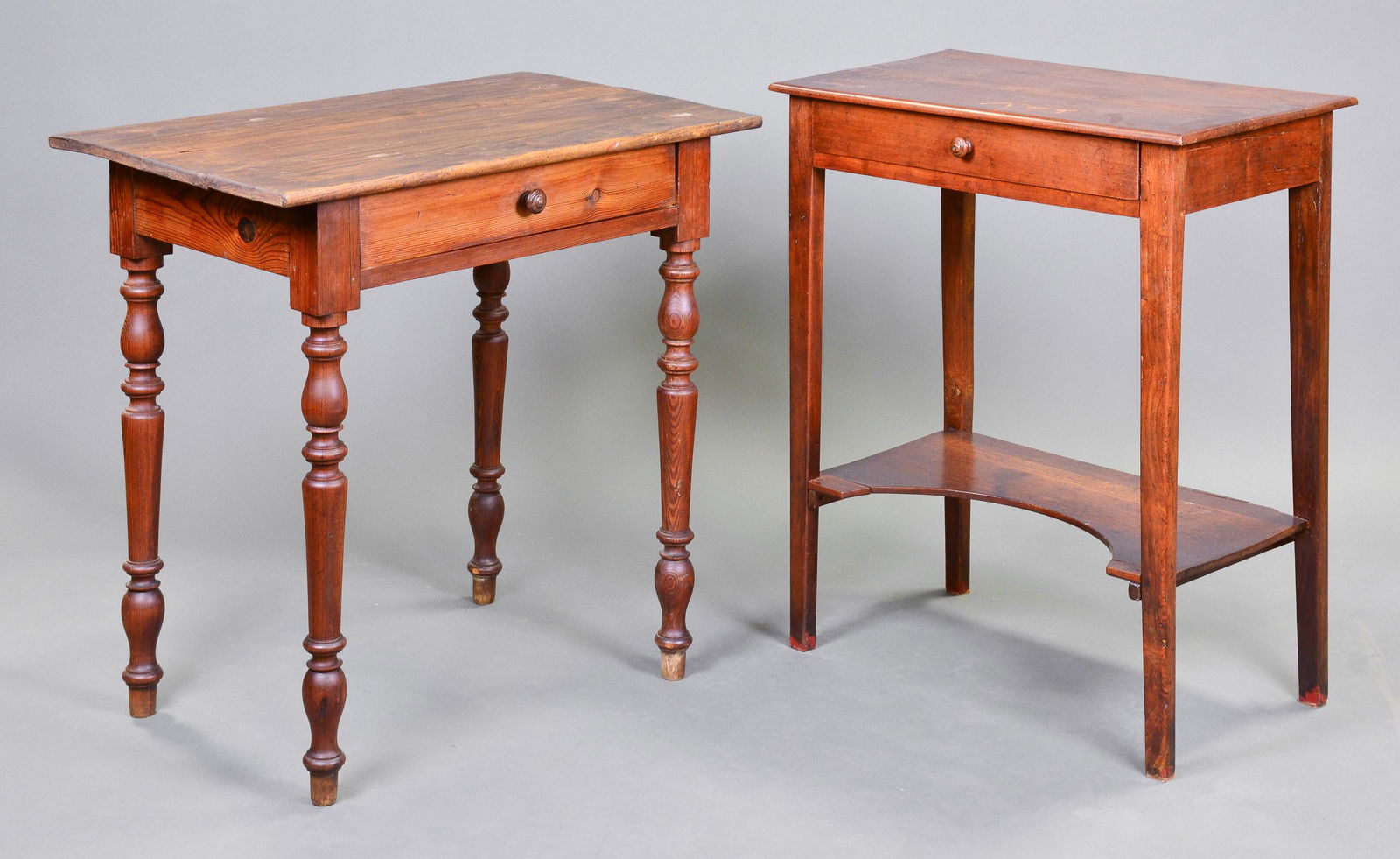 2 Louis Philippe Style Single Drawer Side Tables (1 of 3)