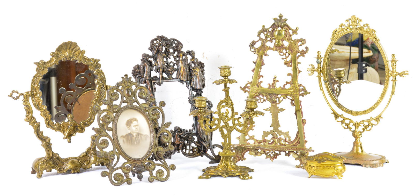 7pcs Assorted Frames / Free Standing Mirrors (1 of 5)