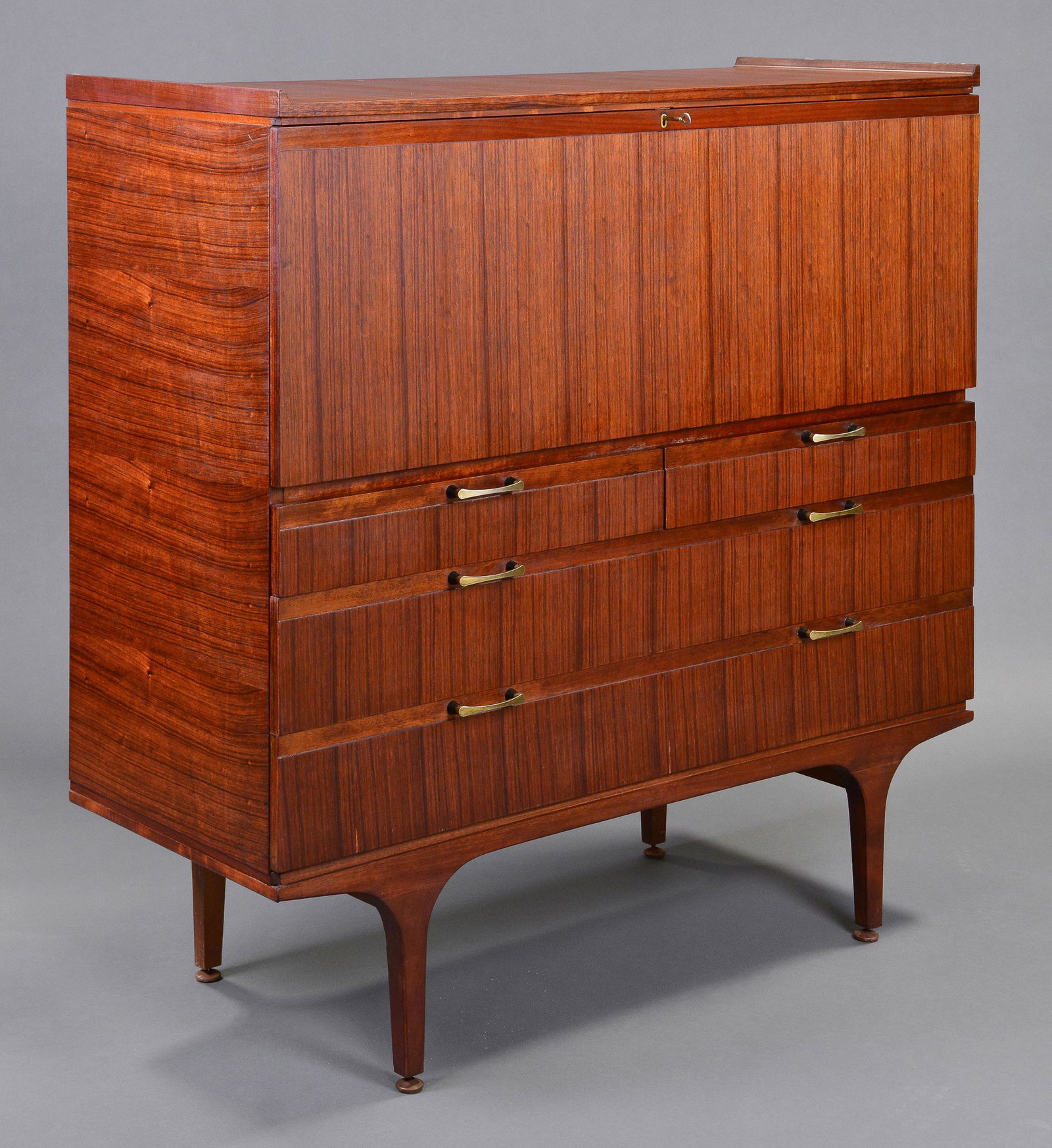 Mid Century Modern Drop Front Desk / Chest (1 of 7)