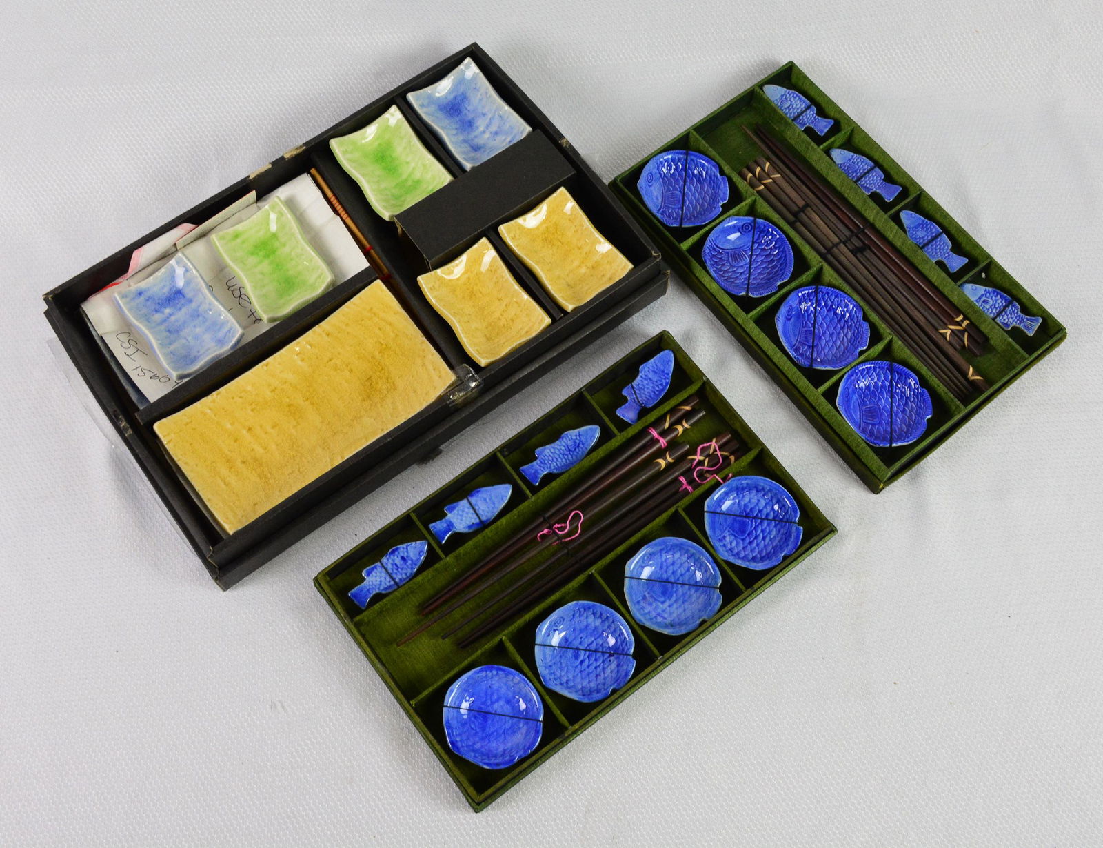 Three Asian Sushi Sets in Boxes (1 of 4)