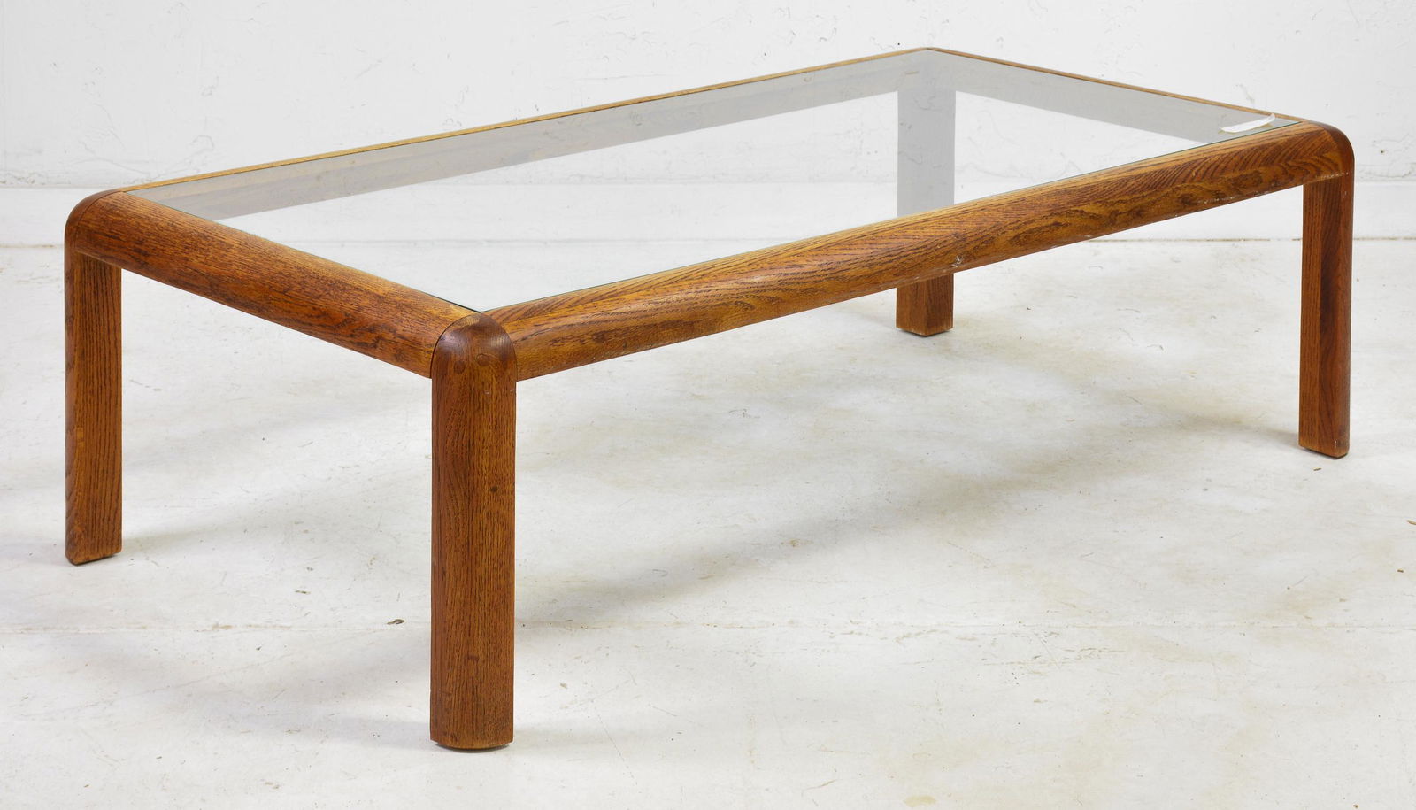 Mid Century / Post Modern Glass Top Coffee Table (1 of 3)