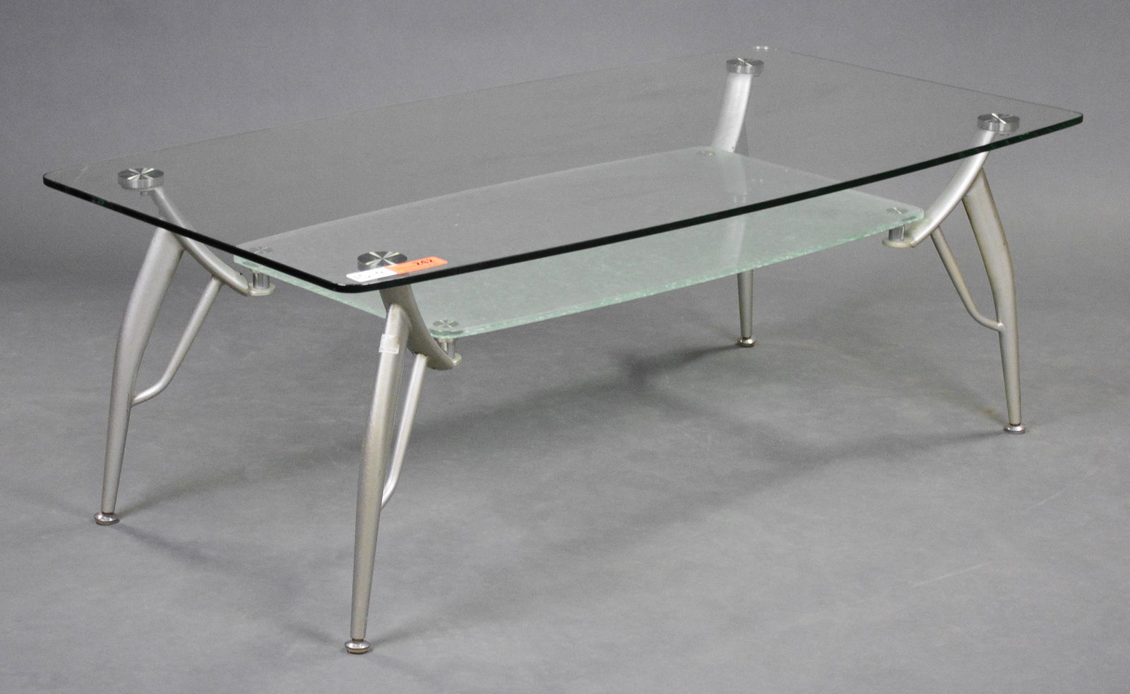 Modern Two Tier Glass Coffee Table (1 of 3)