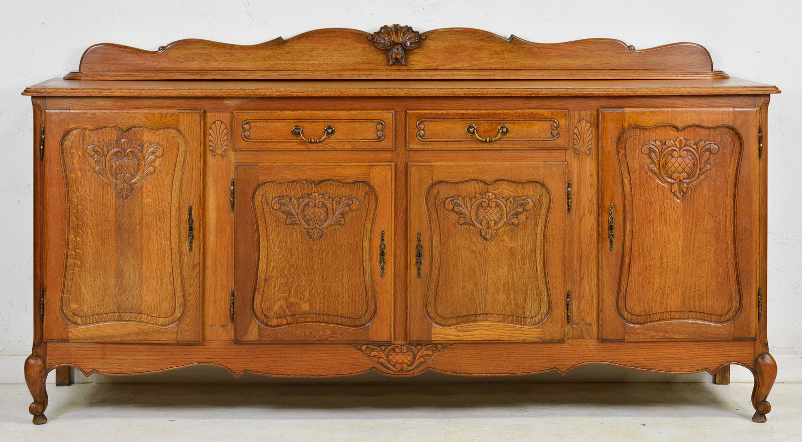 Country French 4 Door Sideboard / Server (1 of 2)