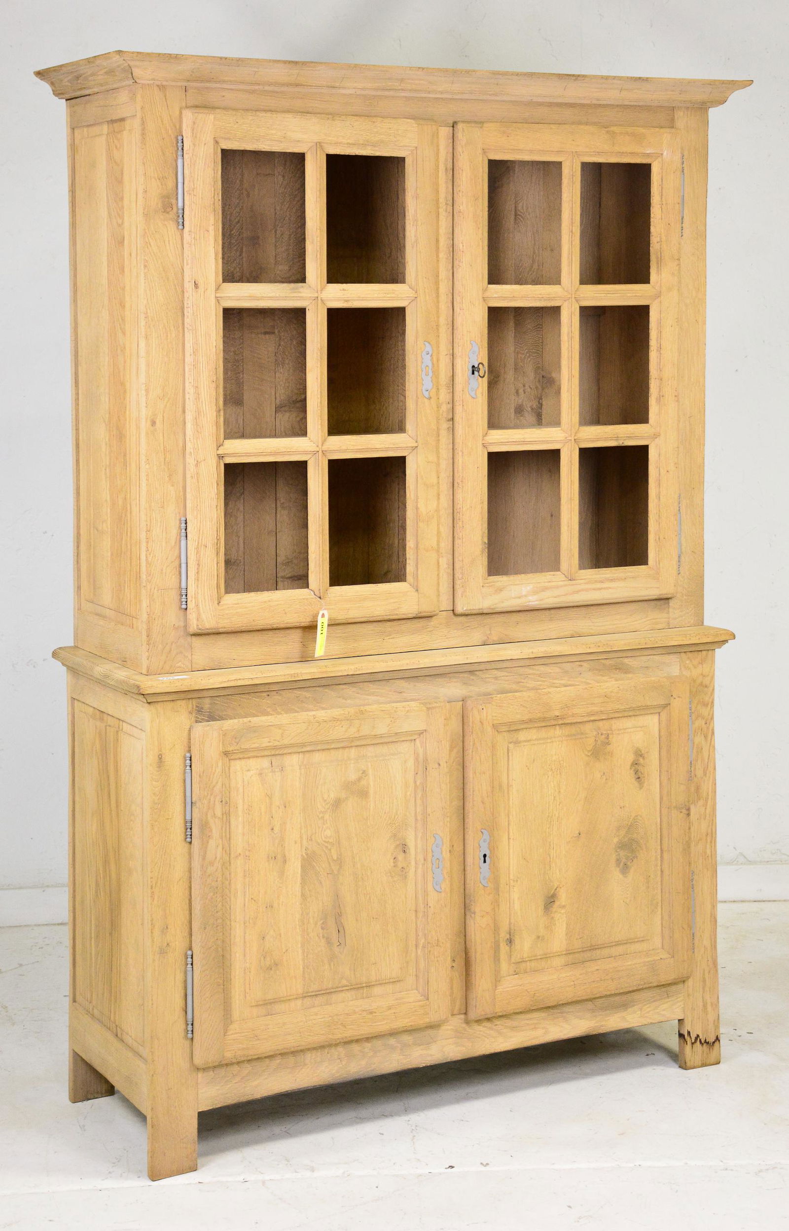 Bleached Oak 4 Door  Cupboard (1 of 4)