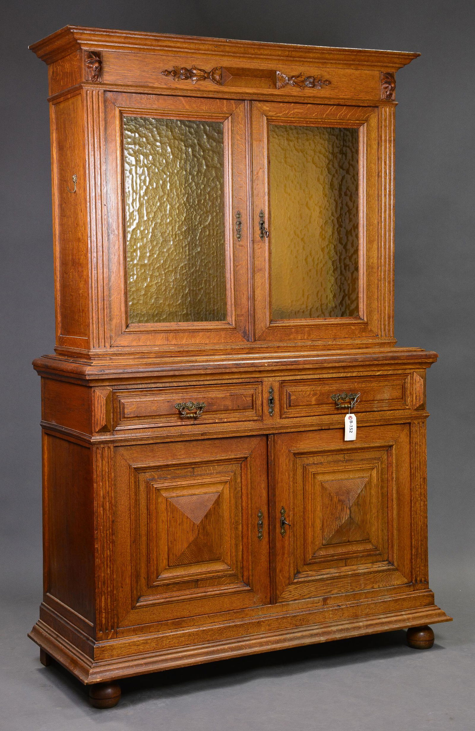 French Louis XVI Style Step back Cupboard (1 of 4)