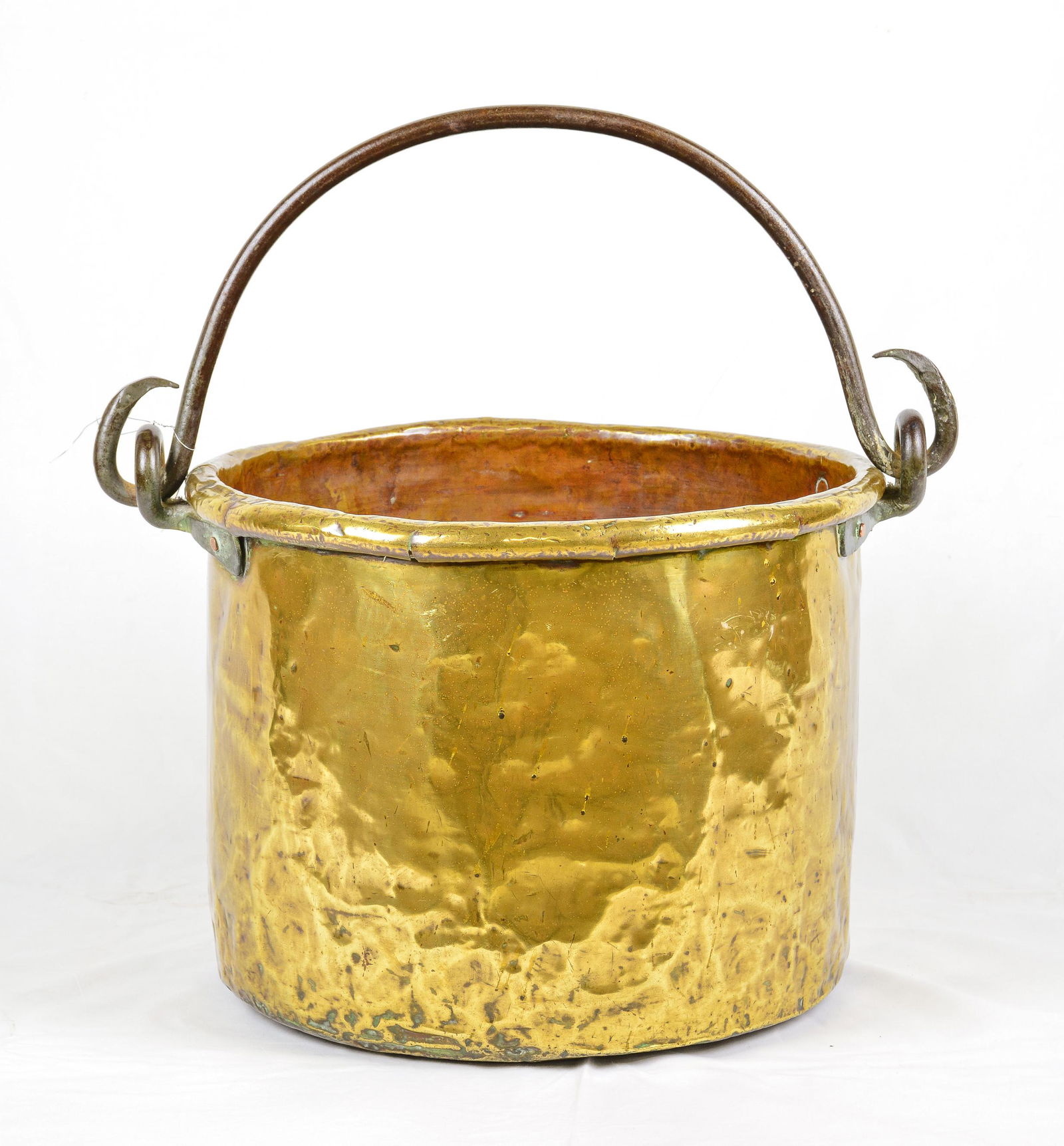 Large Brass Pot With Handle #2 (1 of 3)