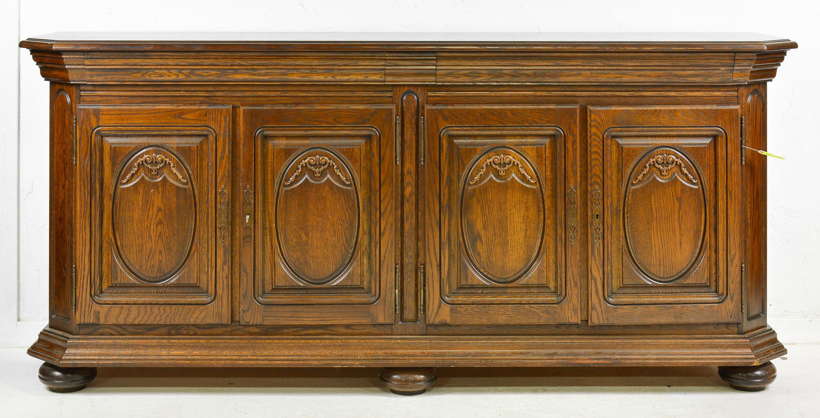 Large Oak 4 Door Sideboard / Server (1 of 4)
