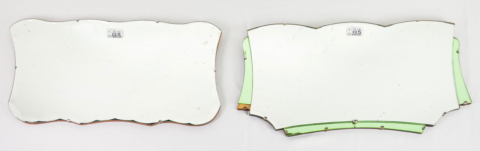 2 Mid Century Modern Beveled Mirrors (1 of 5)