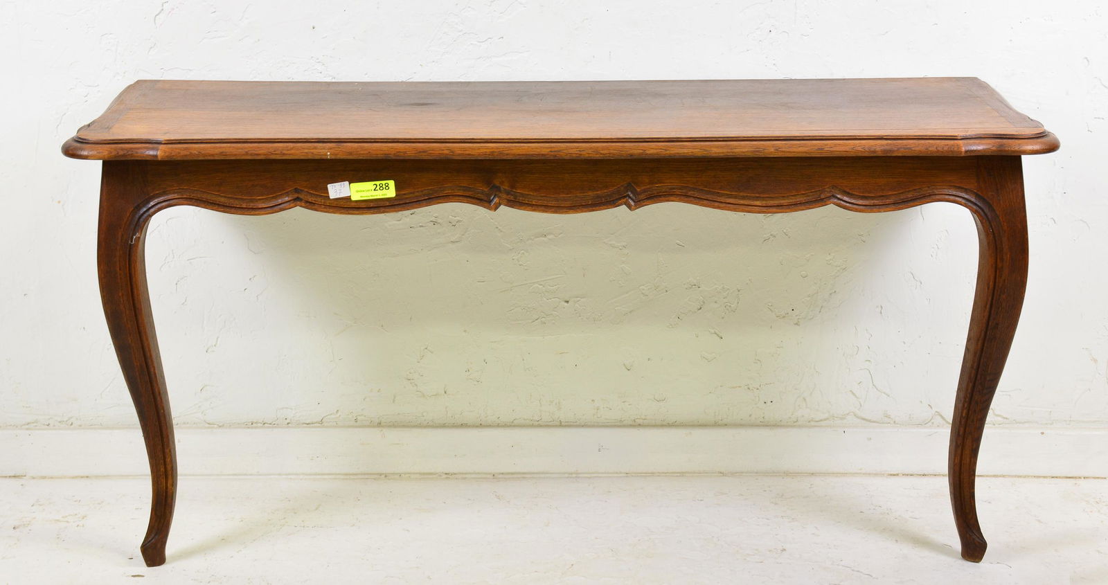 Low French Oak Long Wall Console (1 of 4)