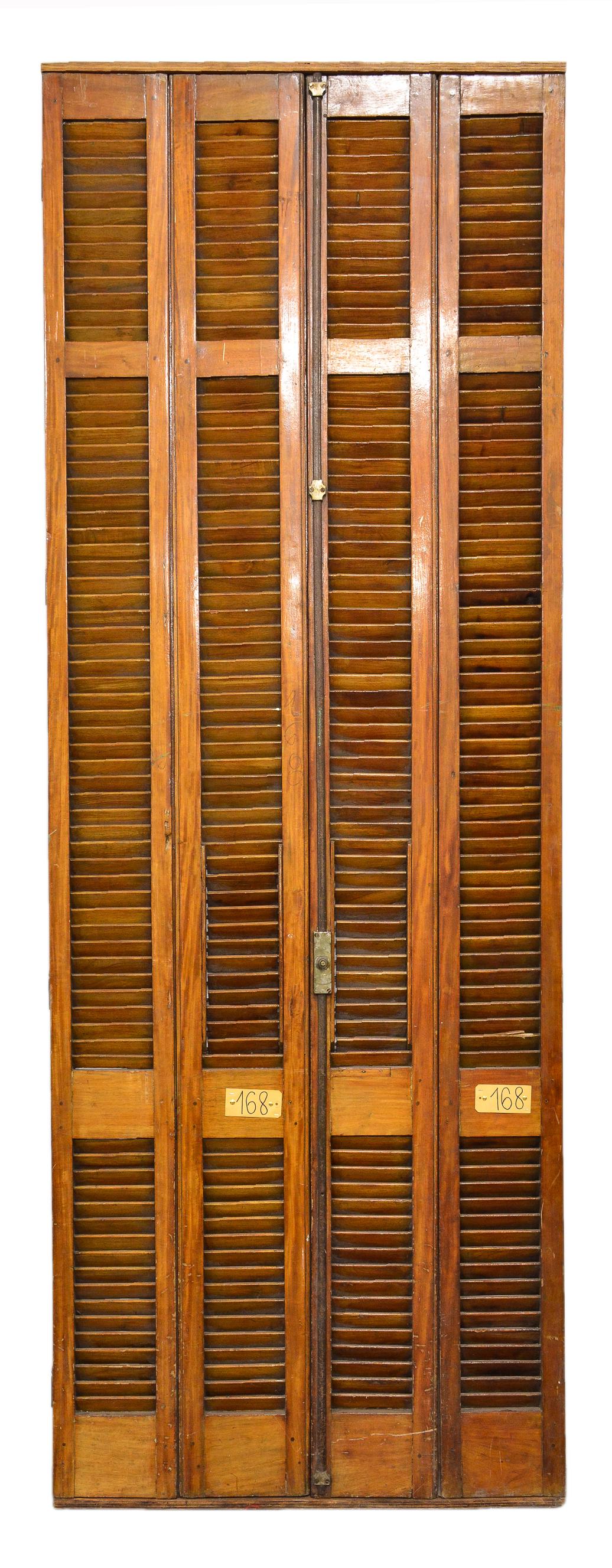 Very Tall Brown Shutter Door / Panel #2 (1 of 5)