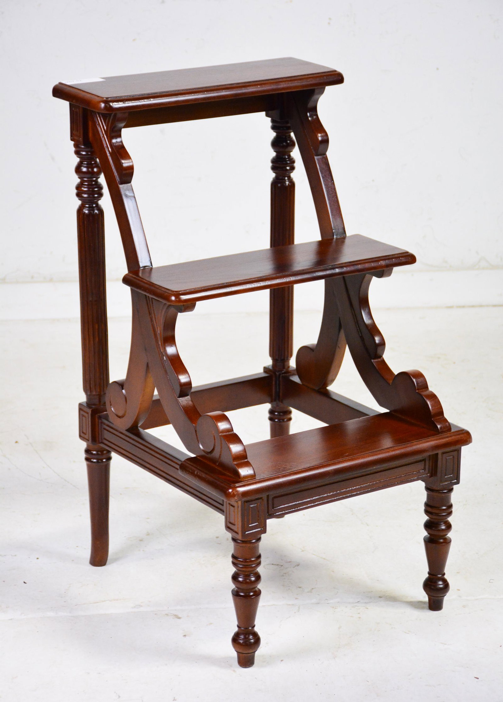 3 Tier Wood Step Ladder: New Item, 3 Tier Wood Step Ladder - 32 in tall x 18 x 20