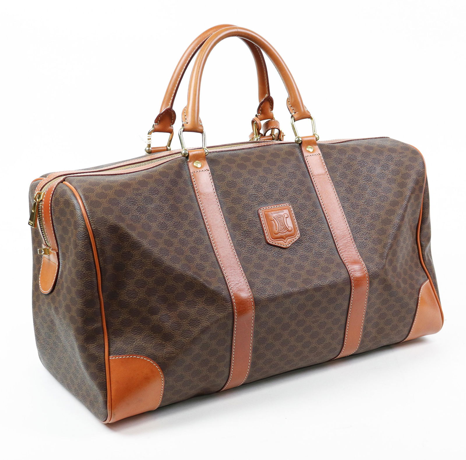 Celine Weekender 45 in Macadam Coated Canvas (1 of 6)