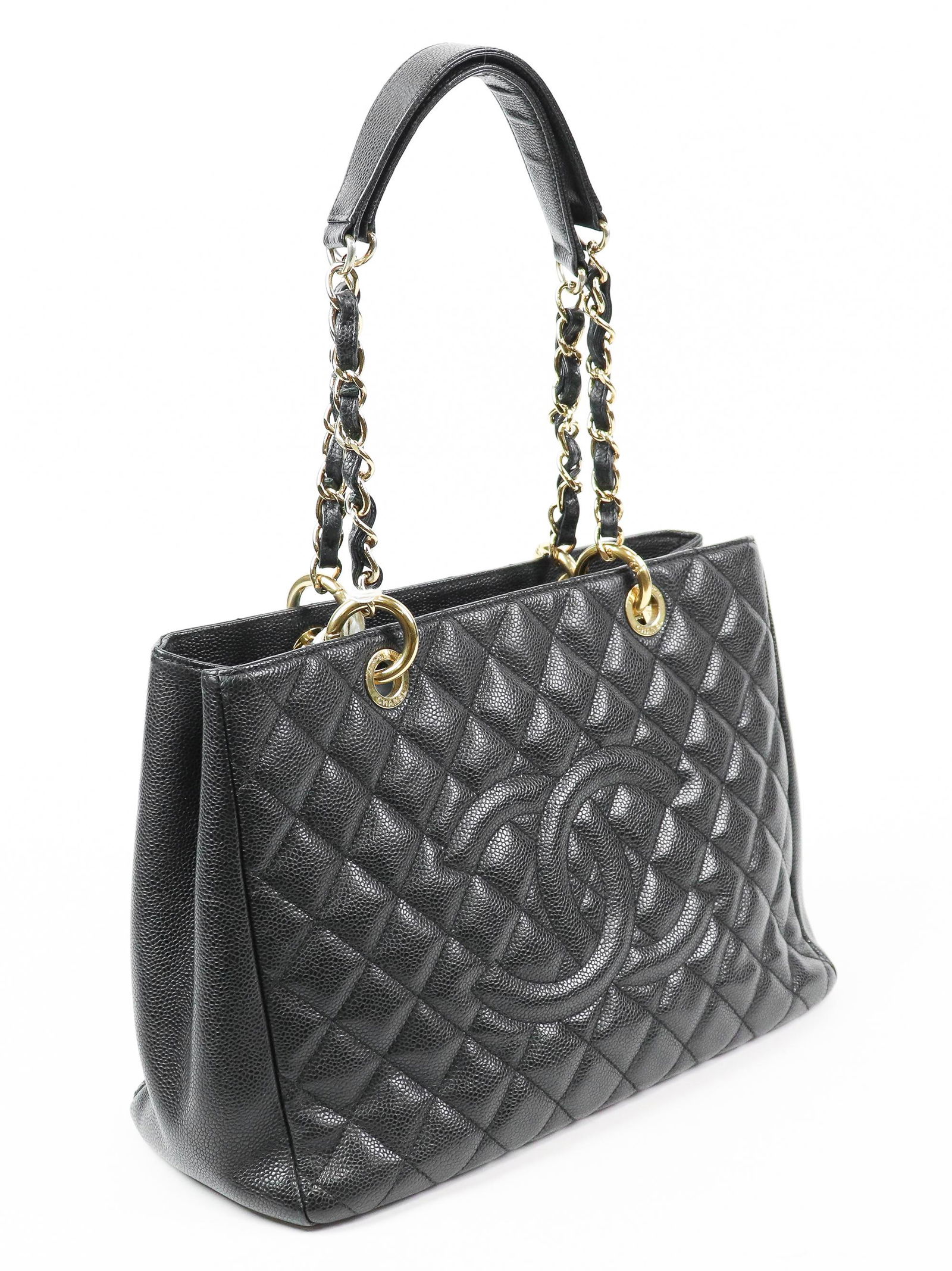 Chanel Quilted Caviar LeatherGrand Shopping Tote (1 of 8)