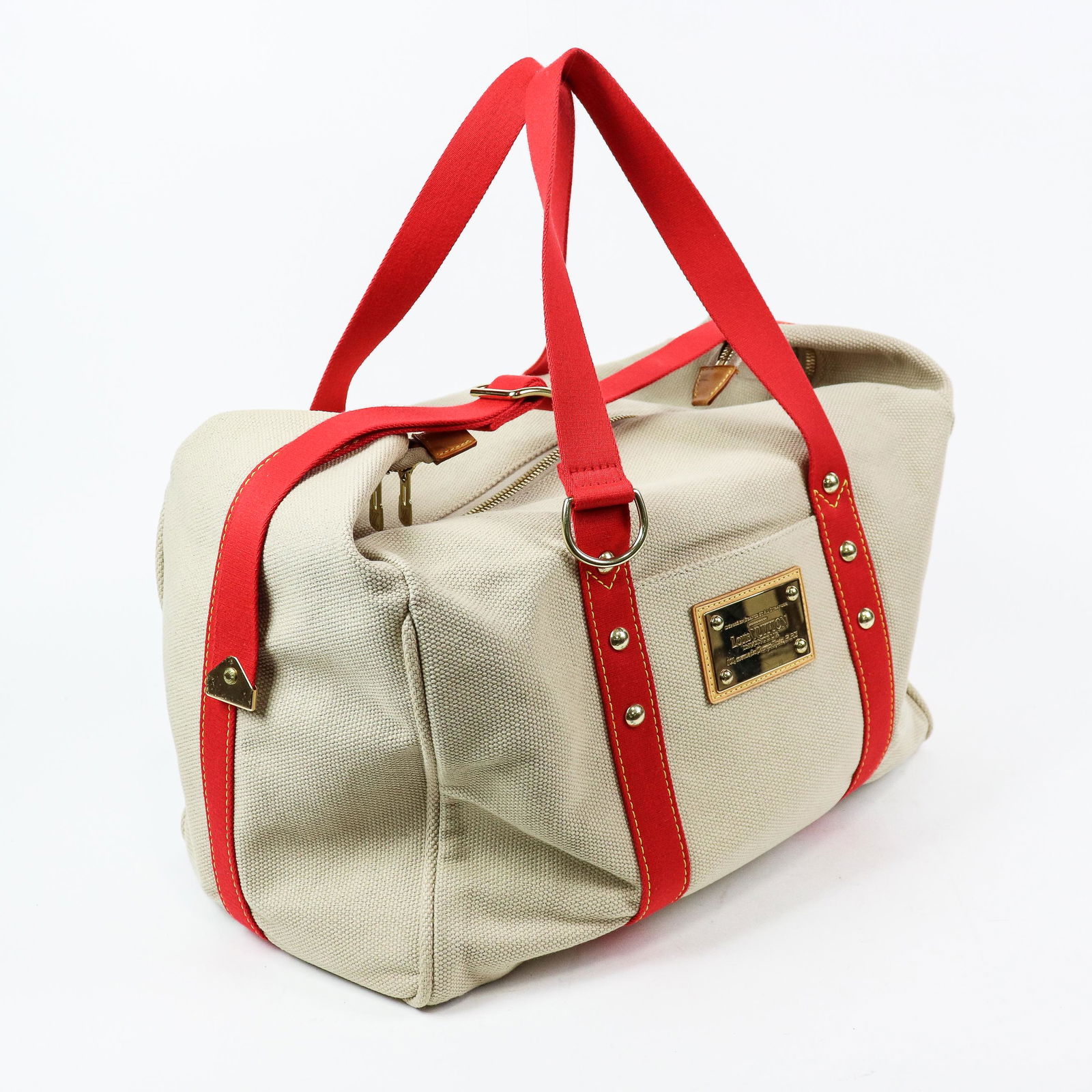 Louis Vuitton Antigua Sac Weekend  - Woven Canvas (1 of 7)