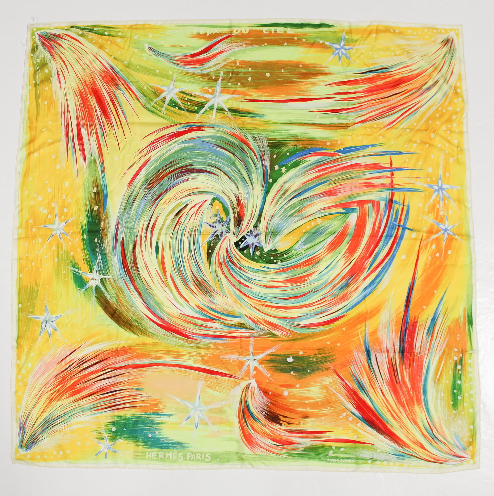 Hermes Scarf "Feux du Ciel" by Sefedin I. Alamin (1 of 4)