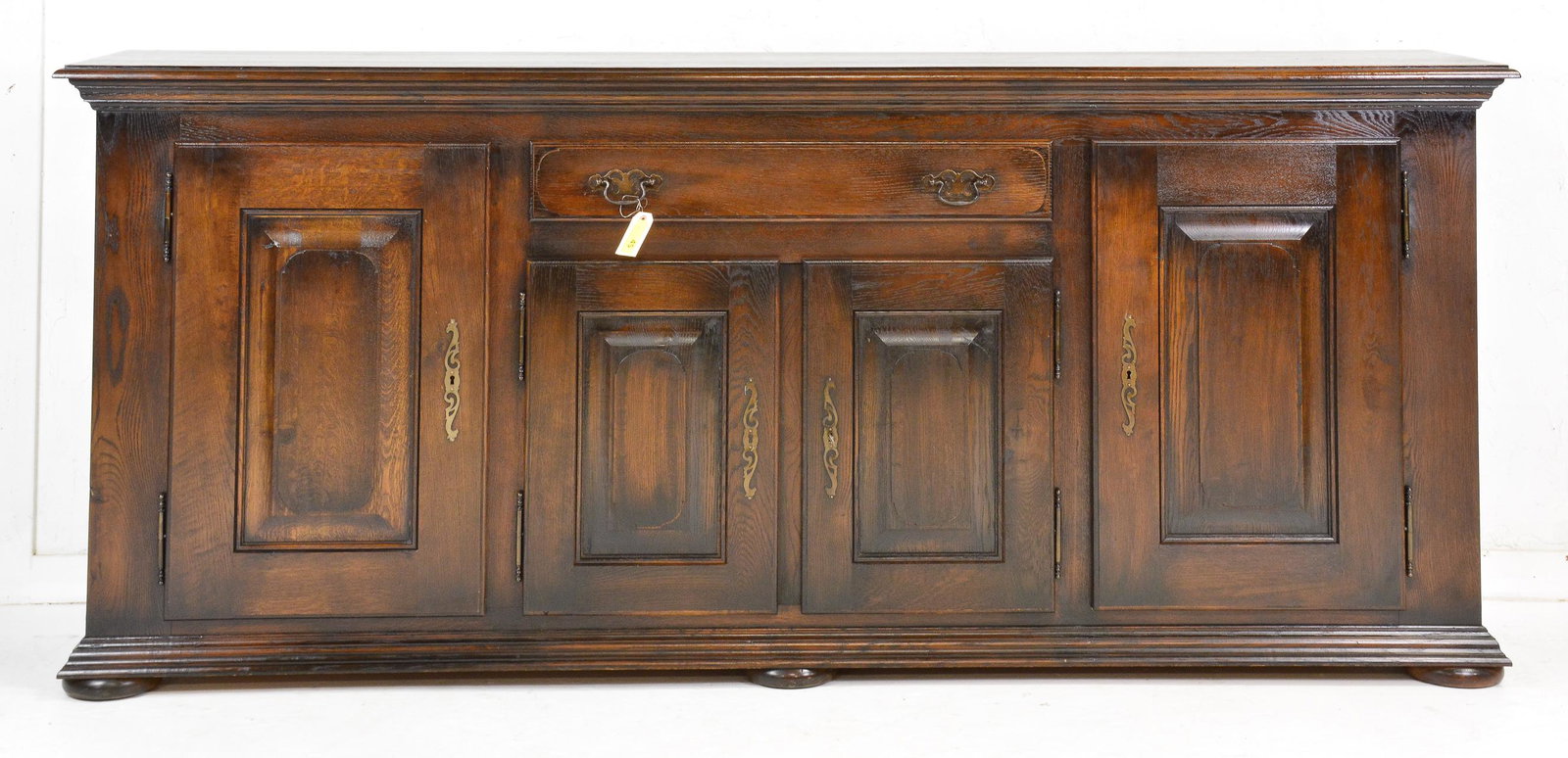 Large Oak 4 Door Single Drawer Server / Sideboard (1 of 4)