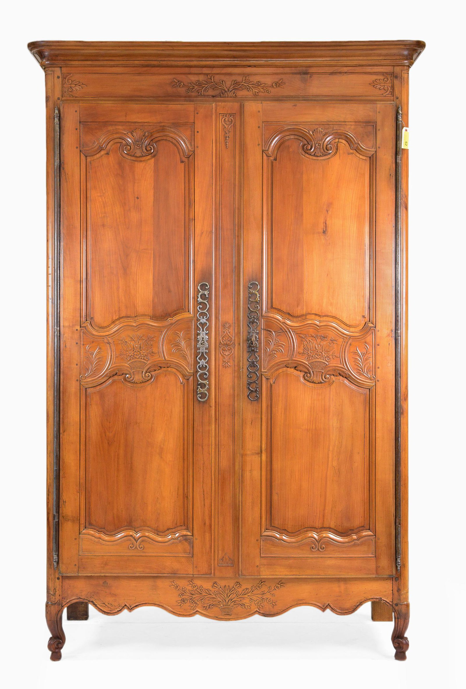 Large Louis XV Style Double Door Armoire (1 of 10)